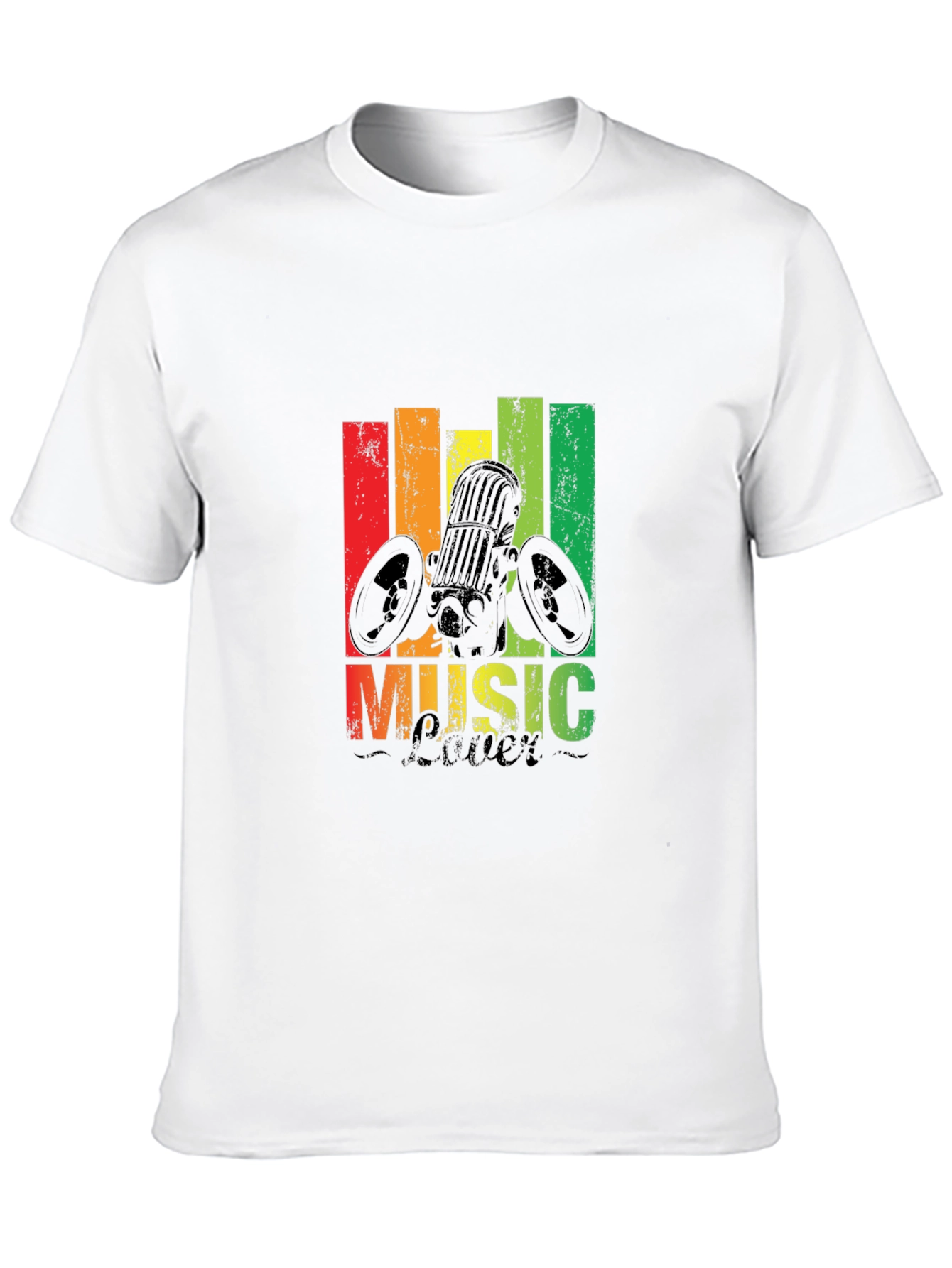 Black Rasta Music Lover T-Shirt view 10