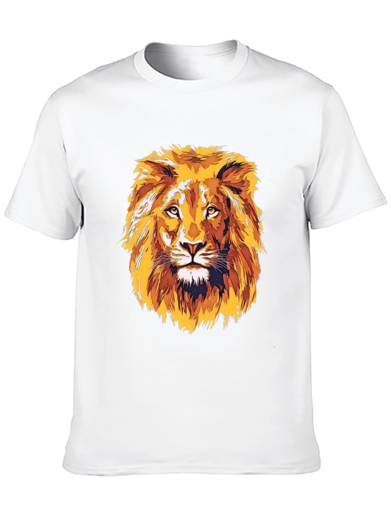Black Lion Graphic T-Shirt - Bold Artistic Print view 10
