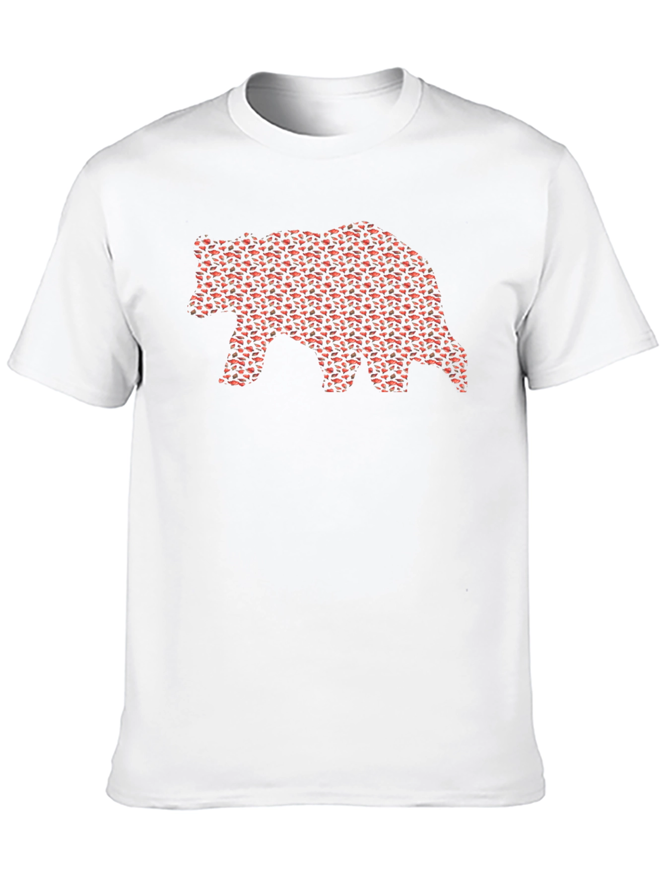 Black Bear Silhouette Graphic Tee - Men's Casual Shirt view 10