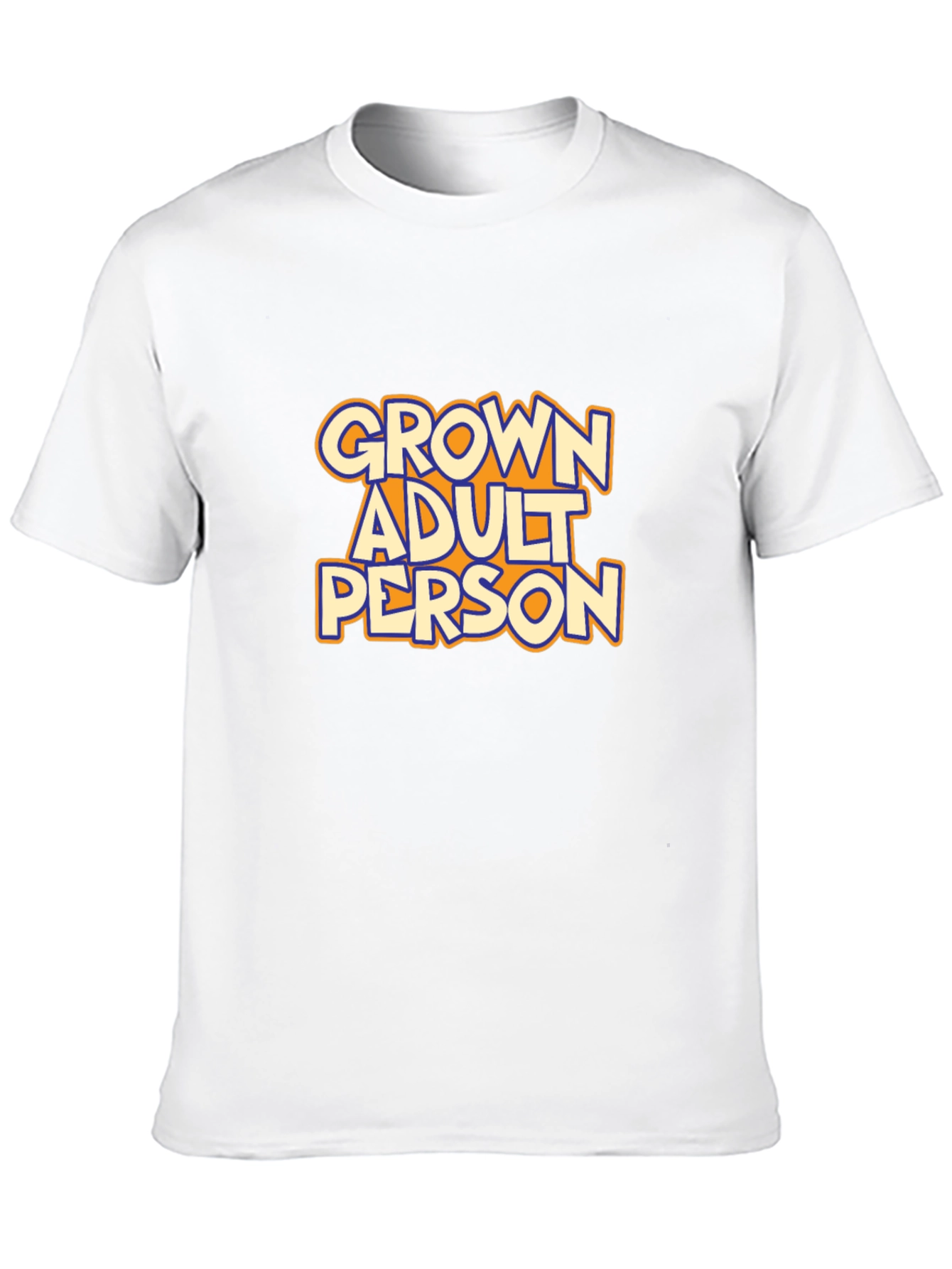 Black Grown Adult Person Graphic T-Shirt view 10