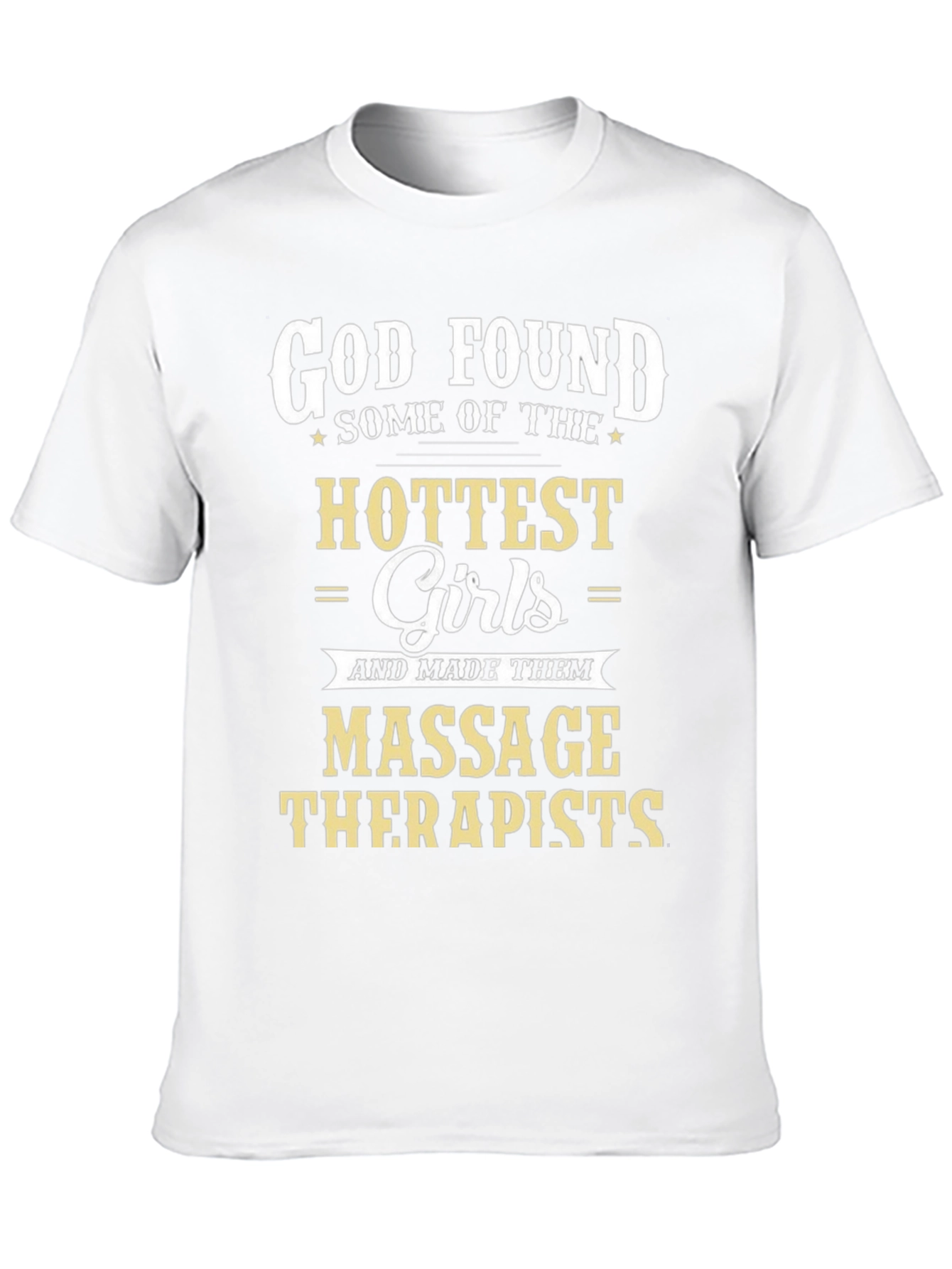 Black God Found Massage Therapists Graphic T-Shirt view 10