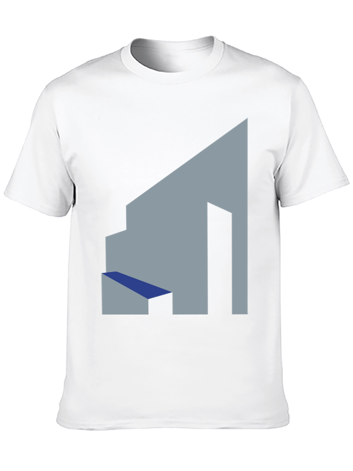 Black Abstract Building Graphic Tee - Modern Style view 10