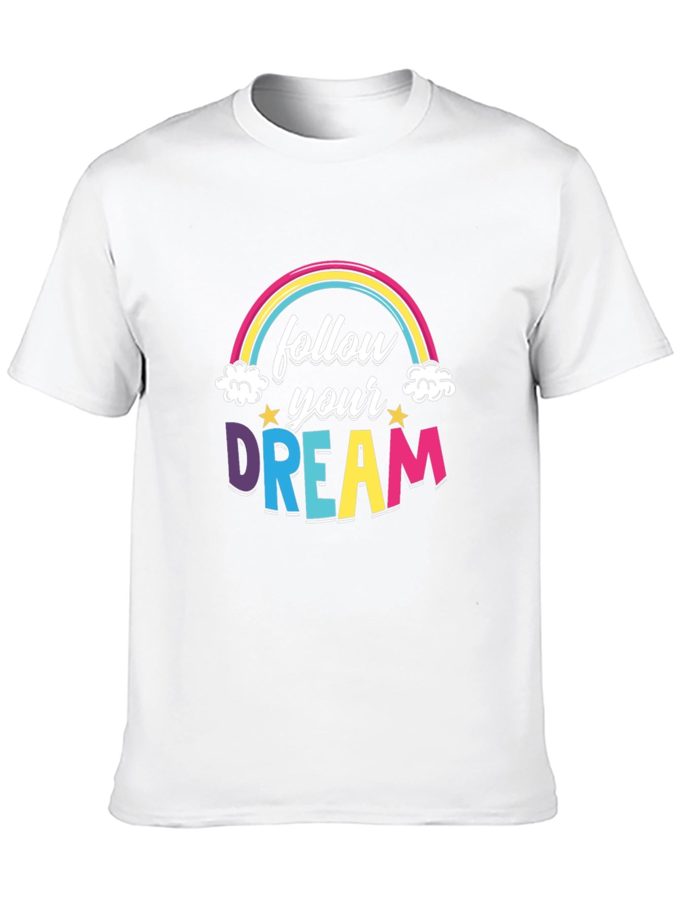 Black Follow Your Dream Graphic Tee - Unisex view 10