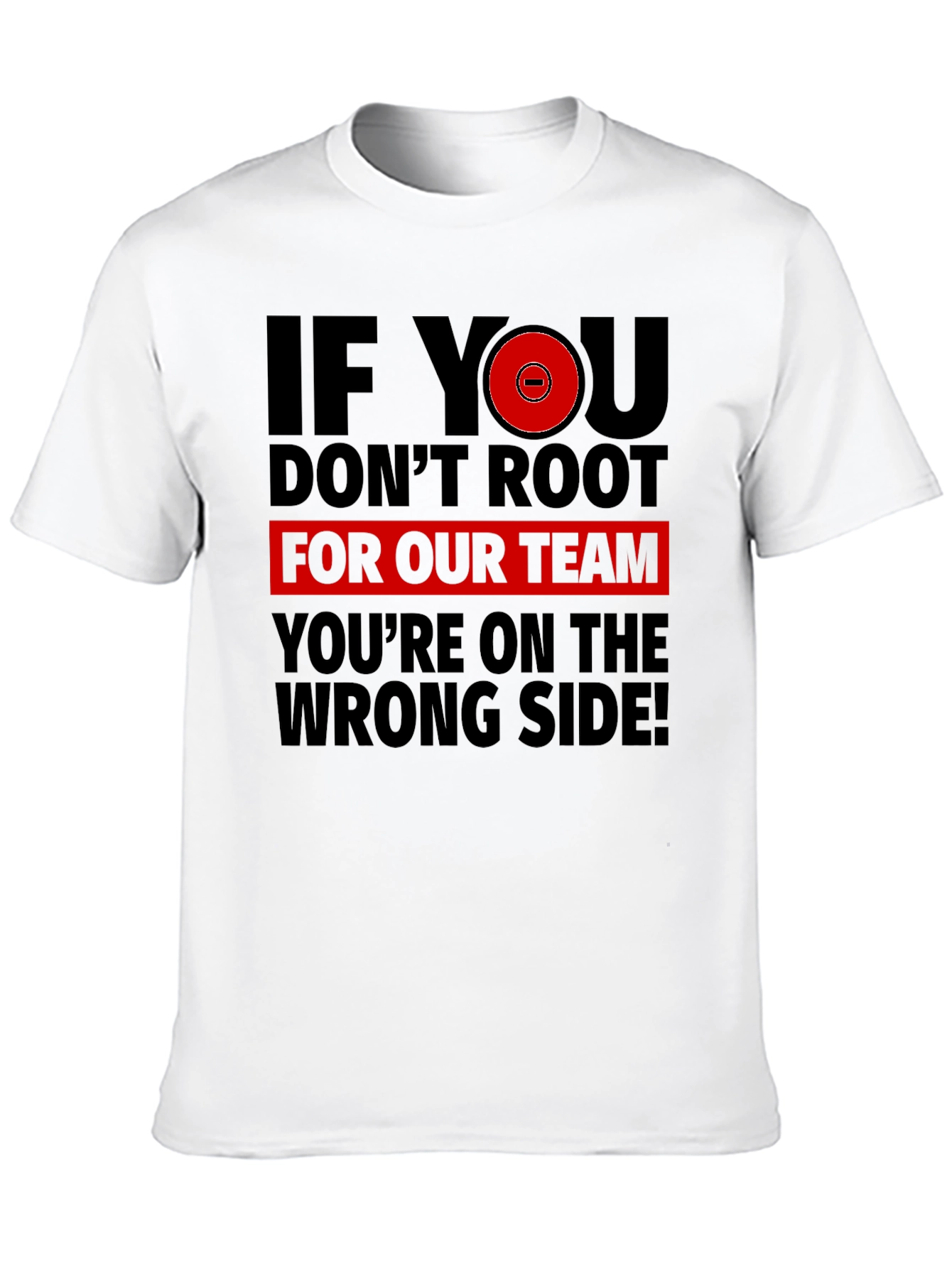 Black Root For Our Team Graphic T-Shirt view 10