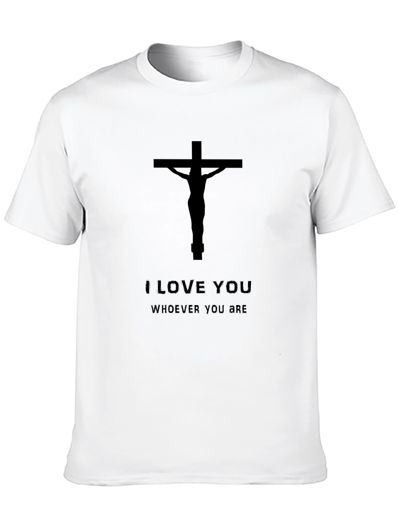 Black I Love You Whoever You Are Graphic Tee view 10