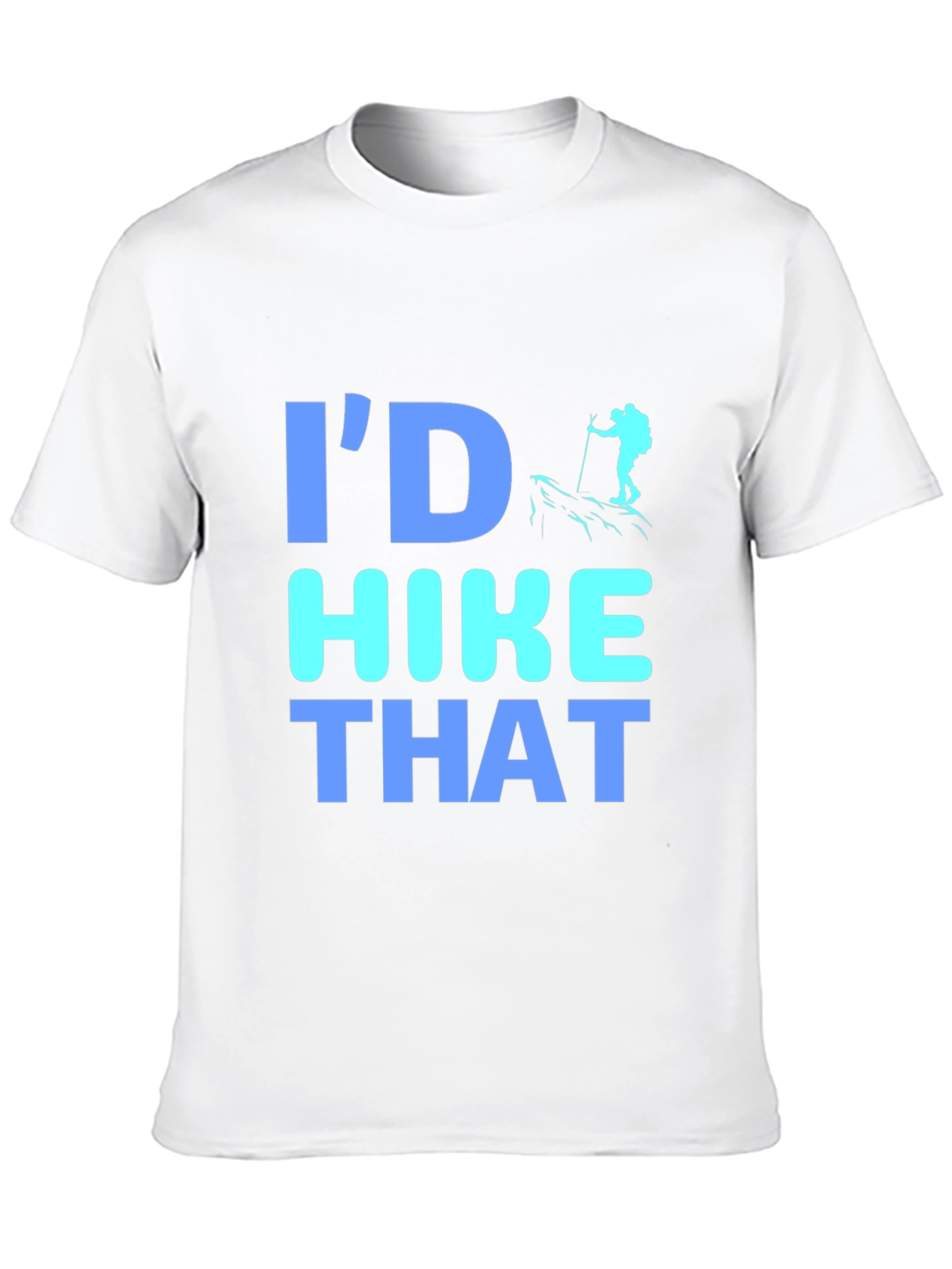 Black I'd Hike That Graphic T-Shirt view 10