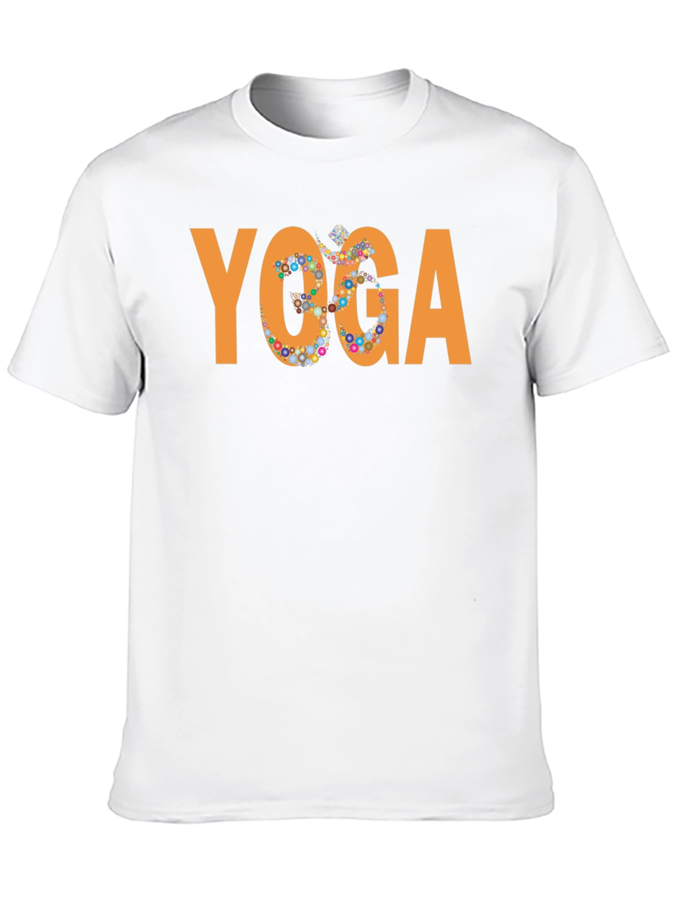 Black Yoga Graphic Tee - Meditative Comfort view 10