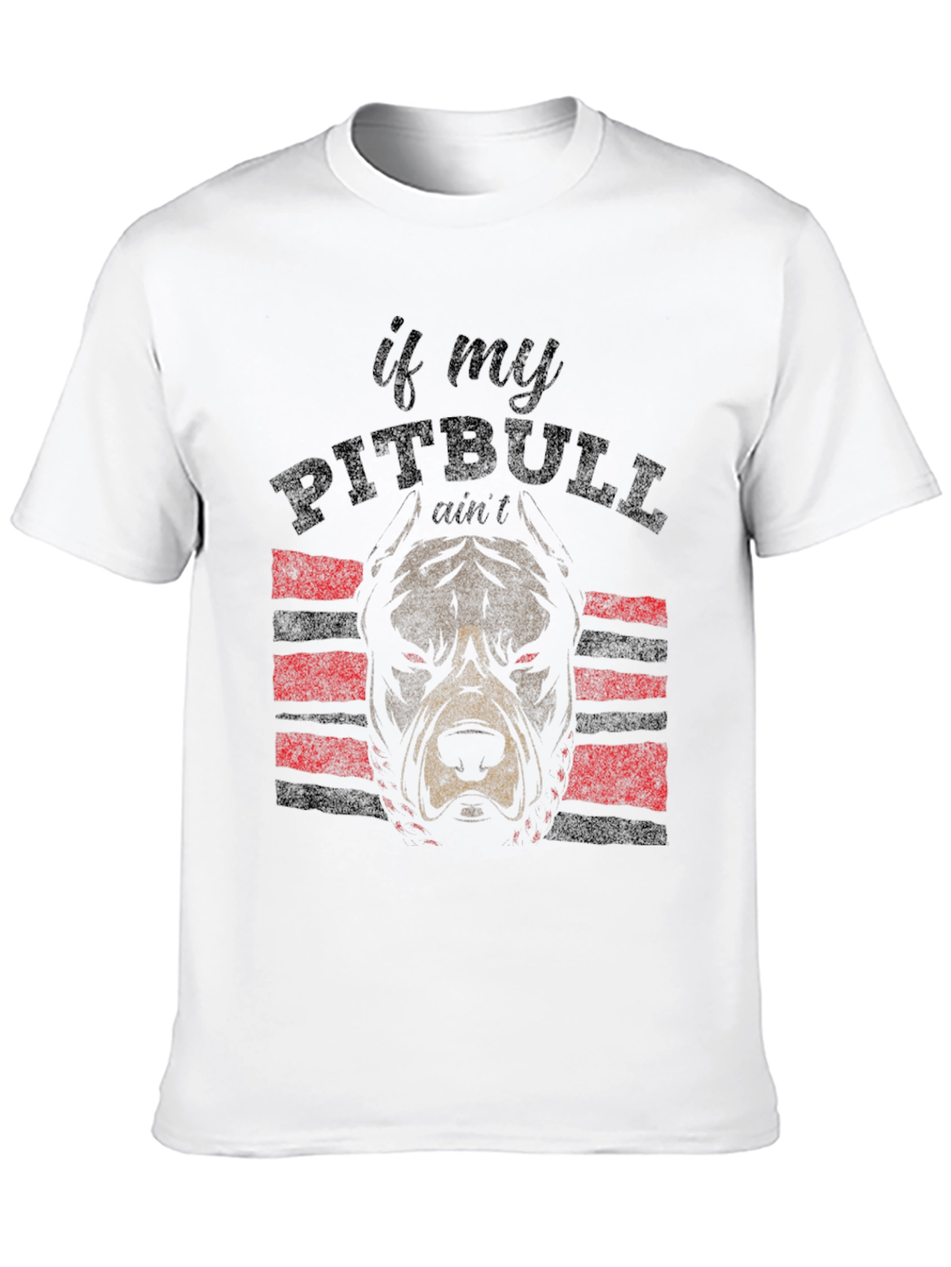 Black Pitbull Graphic T-Shirt - Black view 10