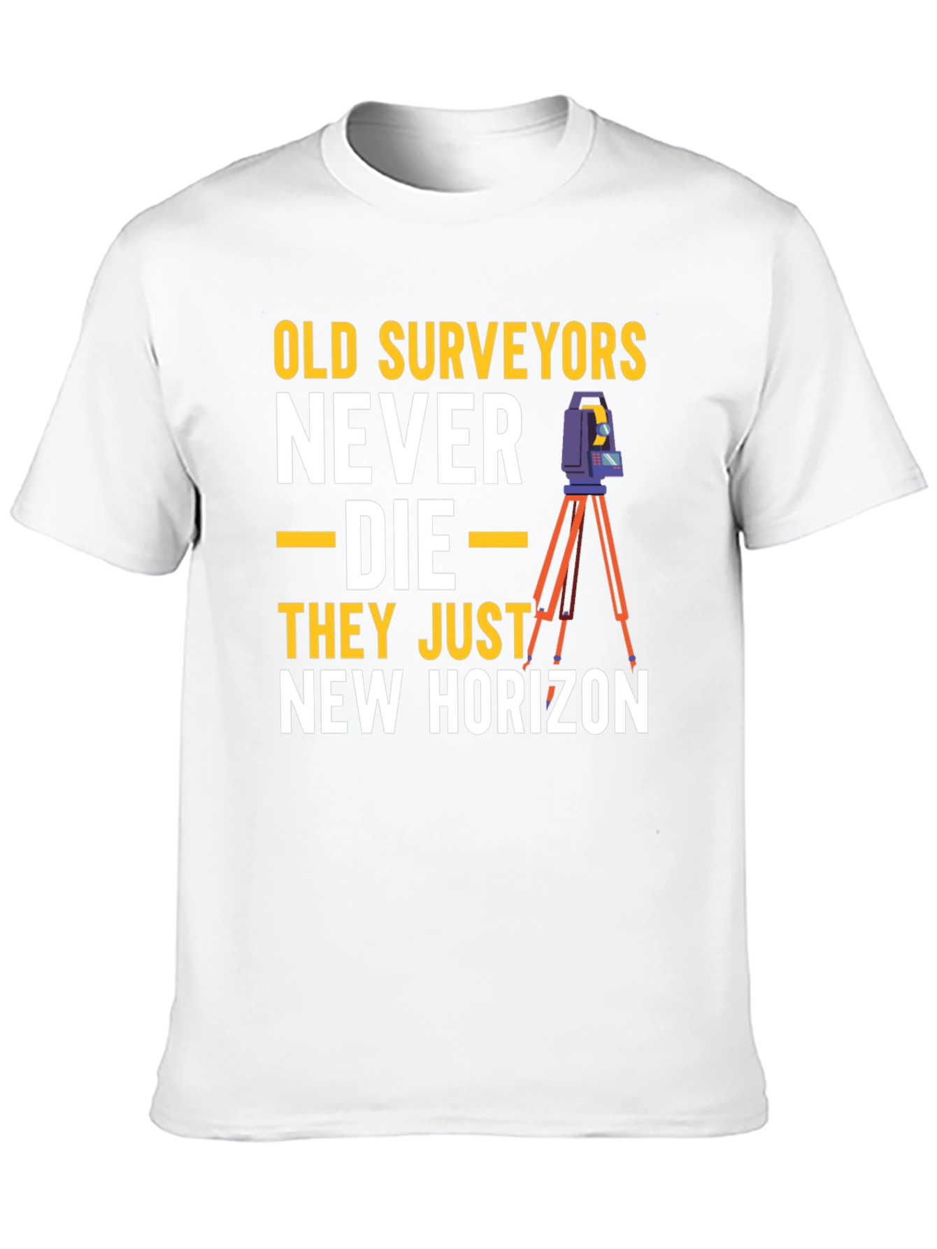 Black Old Surveyors New Horizon Graphic T-Shirt view 10
