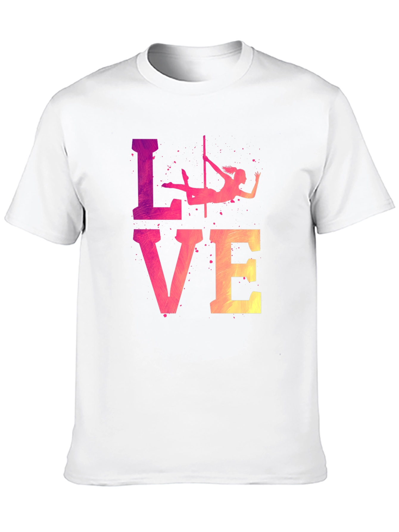 Black Pole Dancing Love Graphic T-Shirt view 10