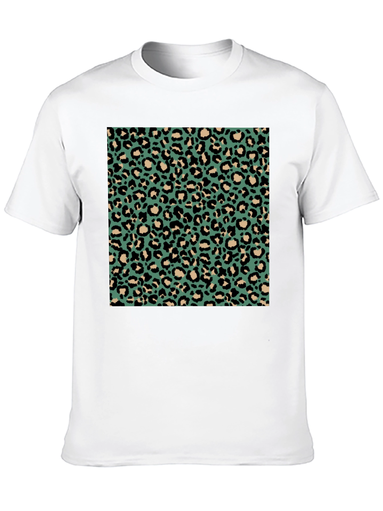 Black Leopard Print Tee - Modern Style view 10