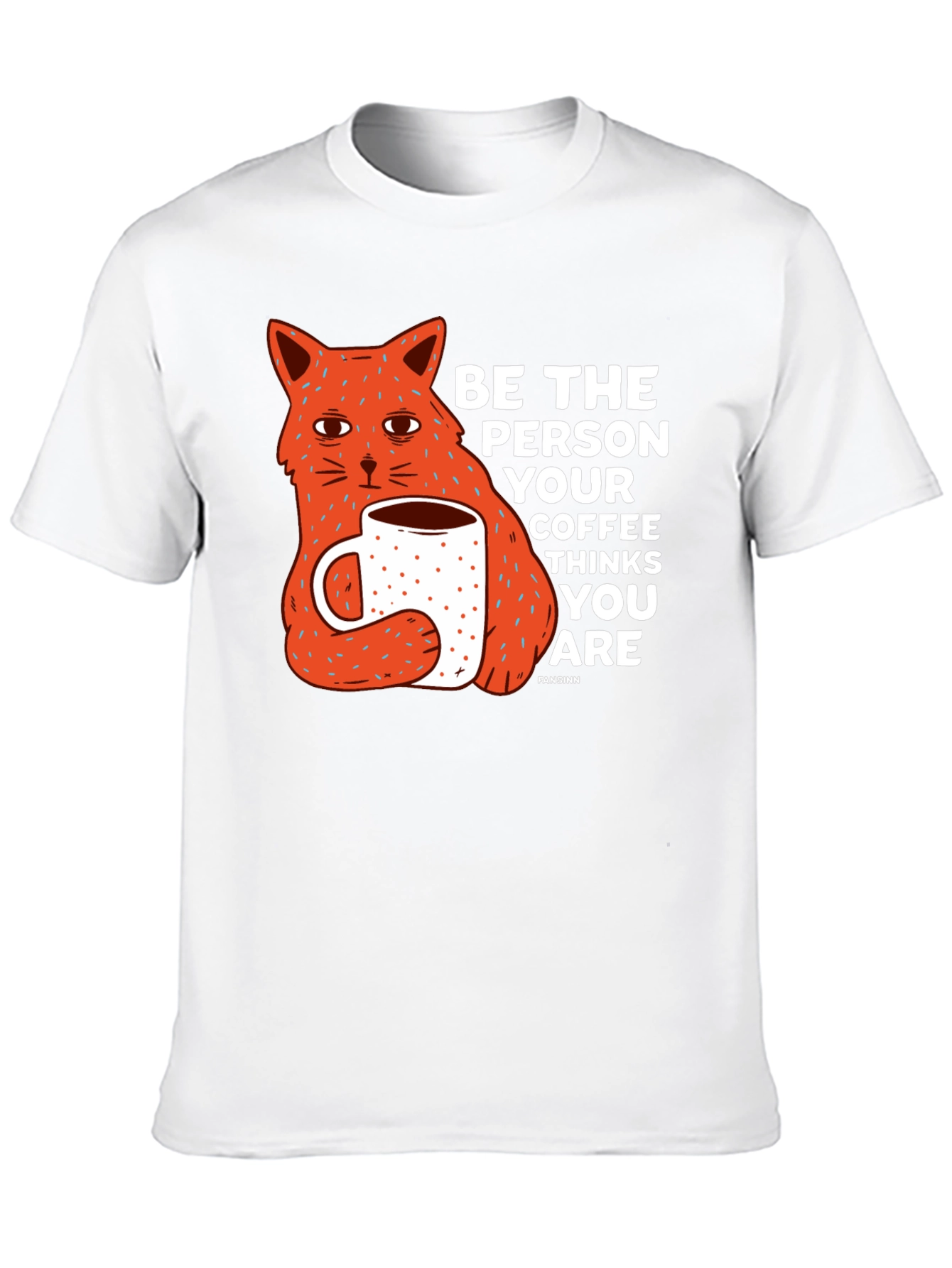 Black Cat & Coffee Graphic Tee - Be the Person Your Coffee Thinks You Are view 10