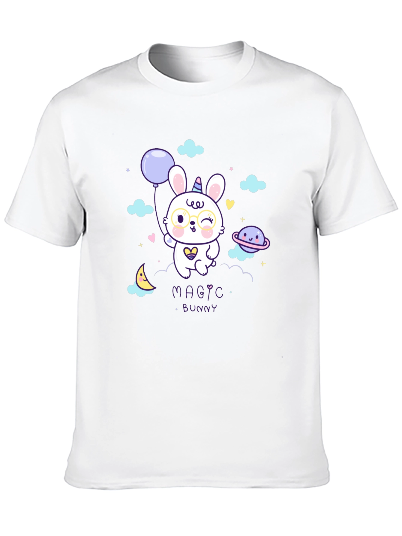 Black Magic Bunny Graphic Tee view 10