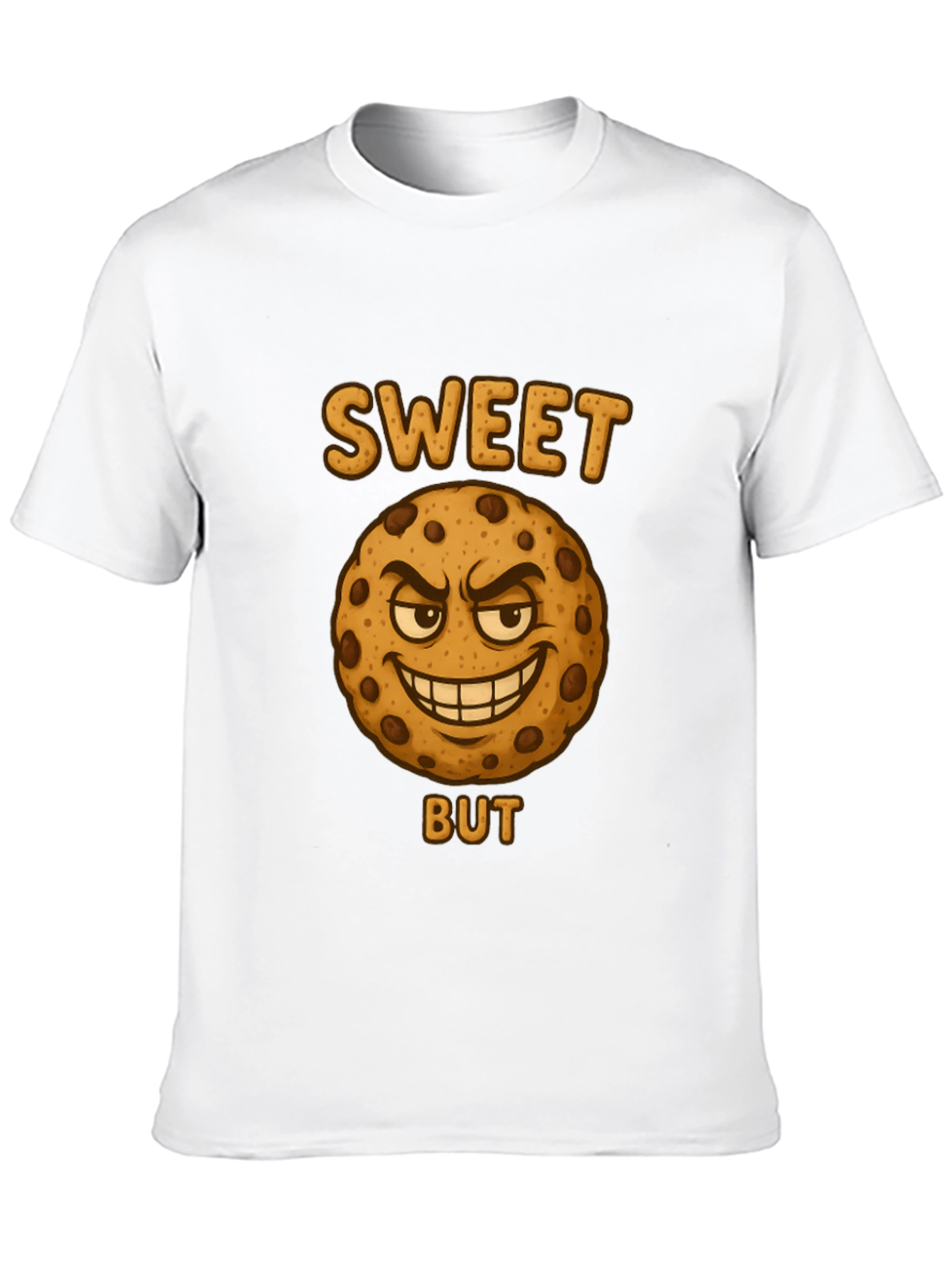 Black Sweet But Evil Cookie Graphic T-Shirt view 10