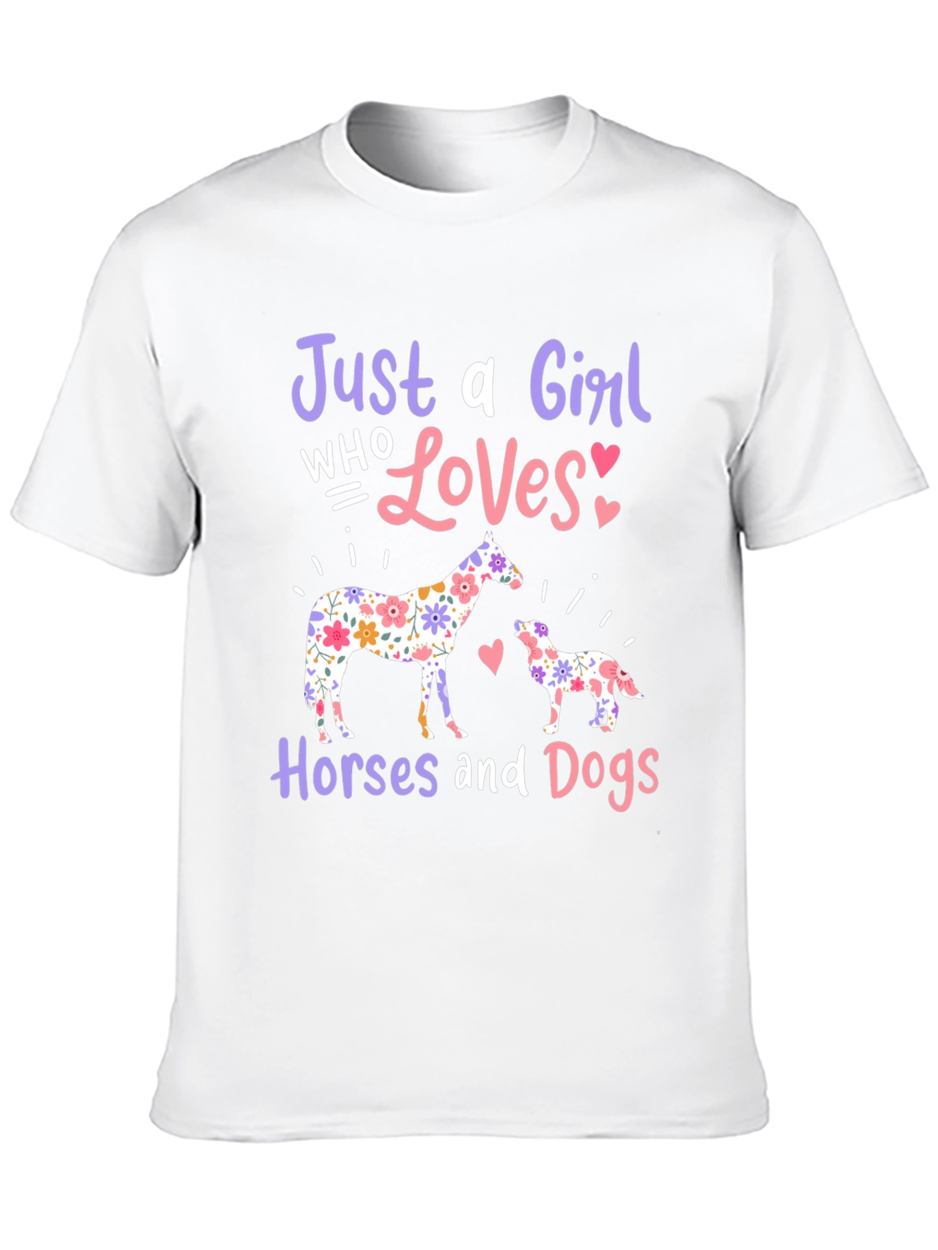 Black Girl Who Loves Horses and Dogs T-Shirt view 10