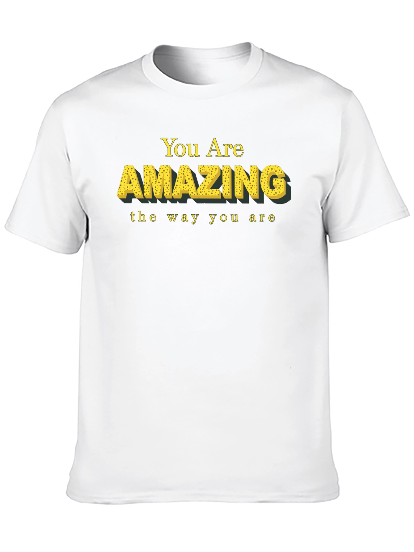 Black You Are Amazing Graphic Tee - Black view 10