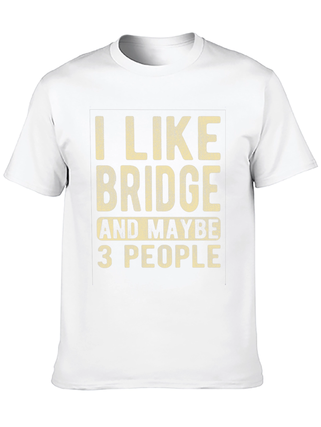 Black Bridge & People T-Shirt - Humorous Casual Wear view 10