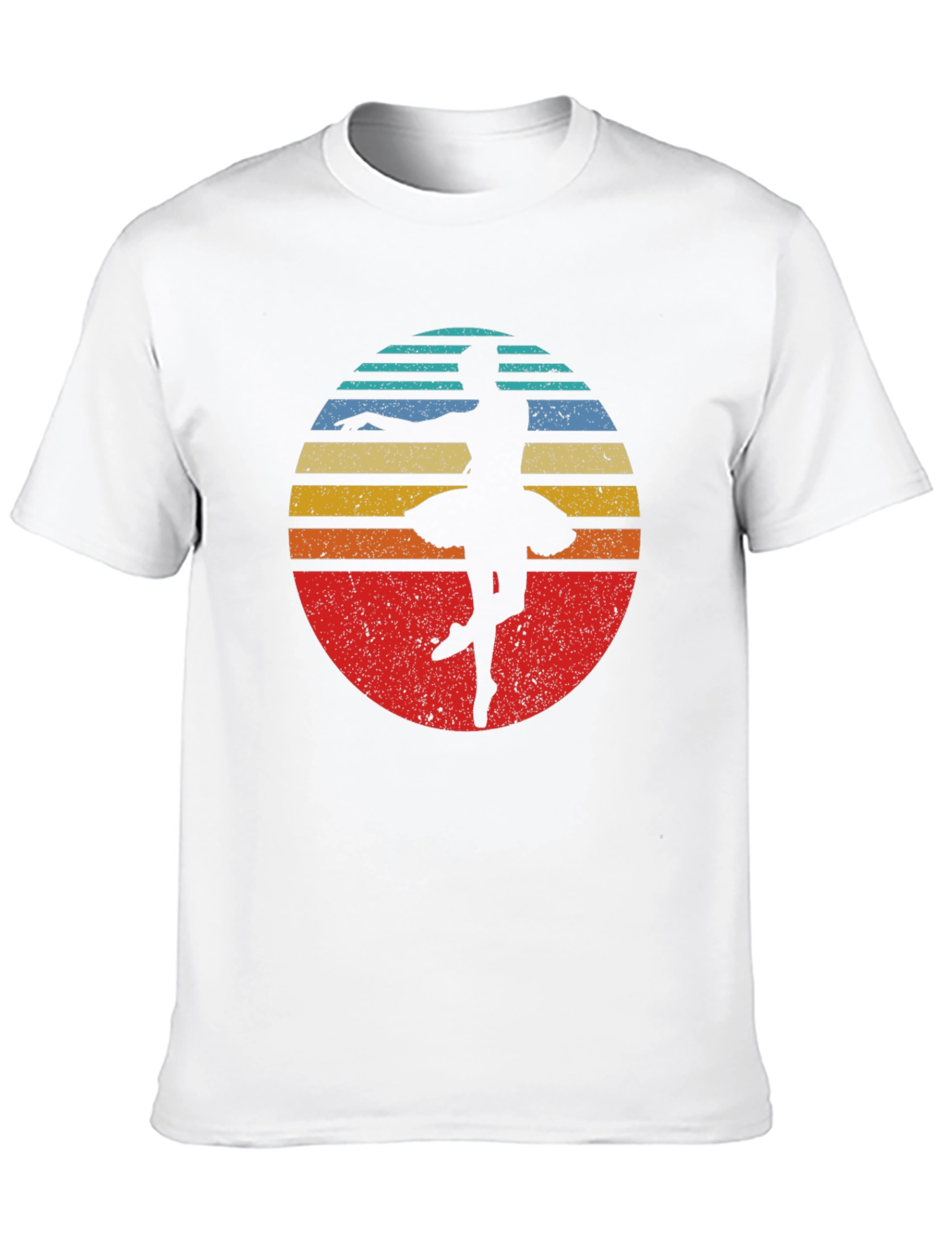 Black Retro Ballerina Graphic Tee view 10