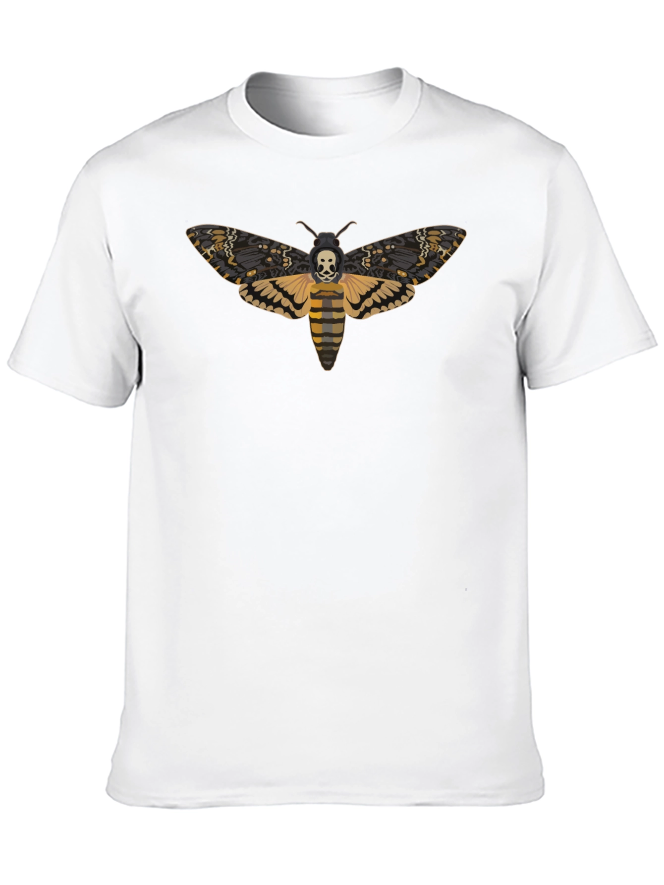 Black Moth Skull Graphic Tee - Unique Design view 10