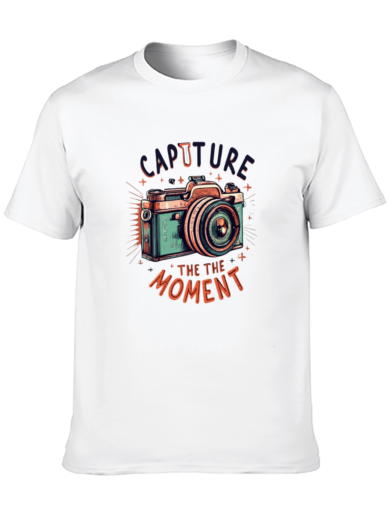 Black Retro Camera Graphic Tee - Capture the Moment view 10