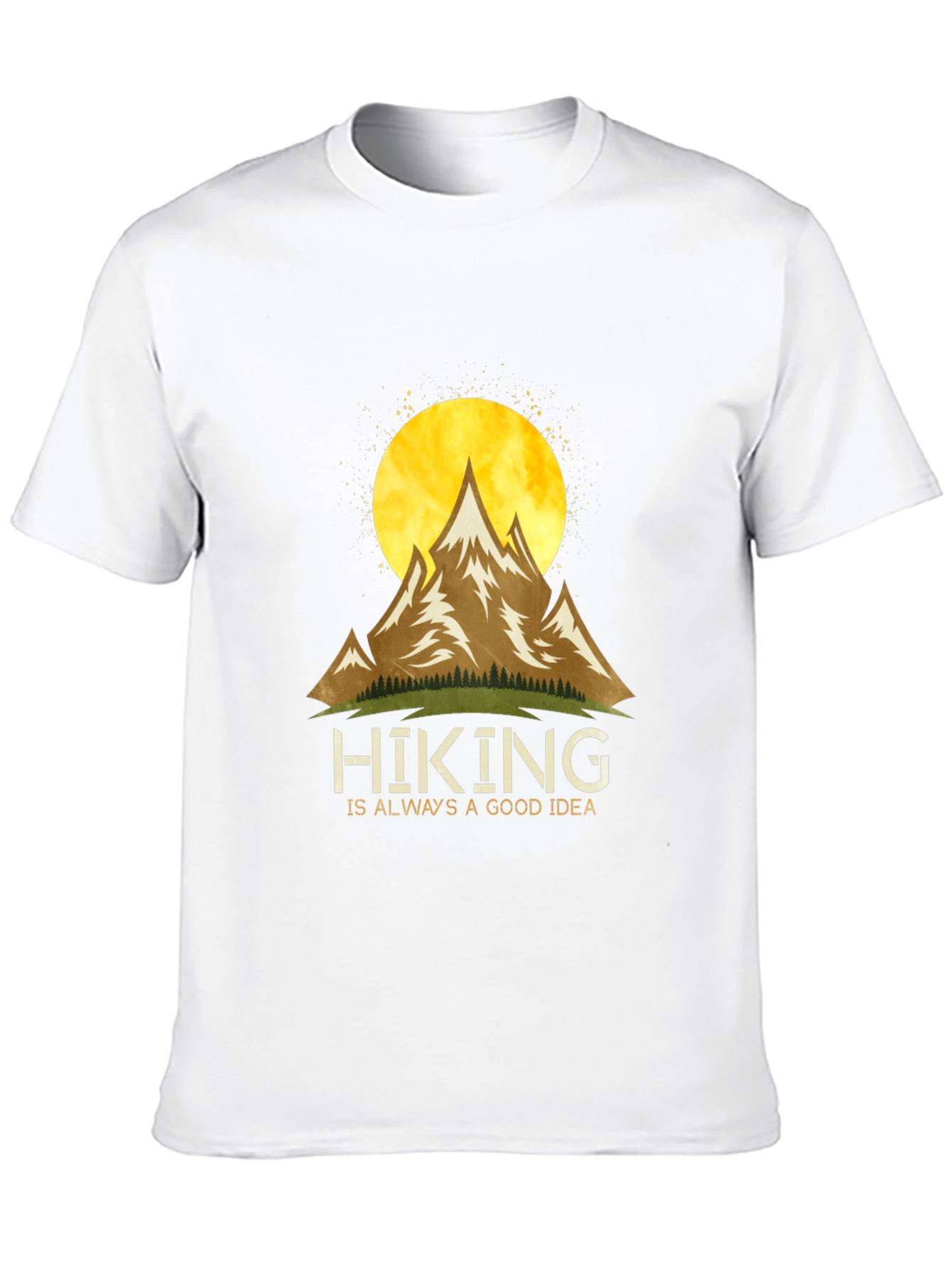 Black Hiking is Always a Good Idea T-Shirt view 10