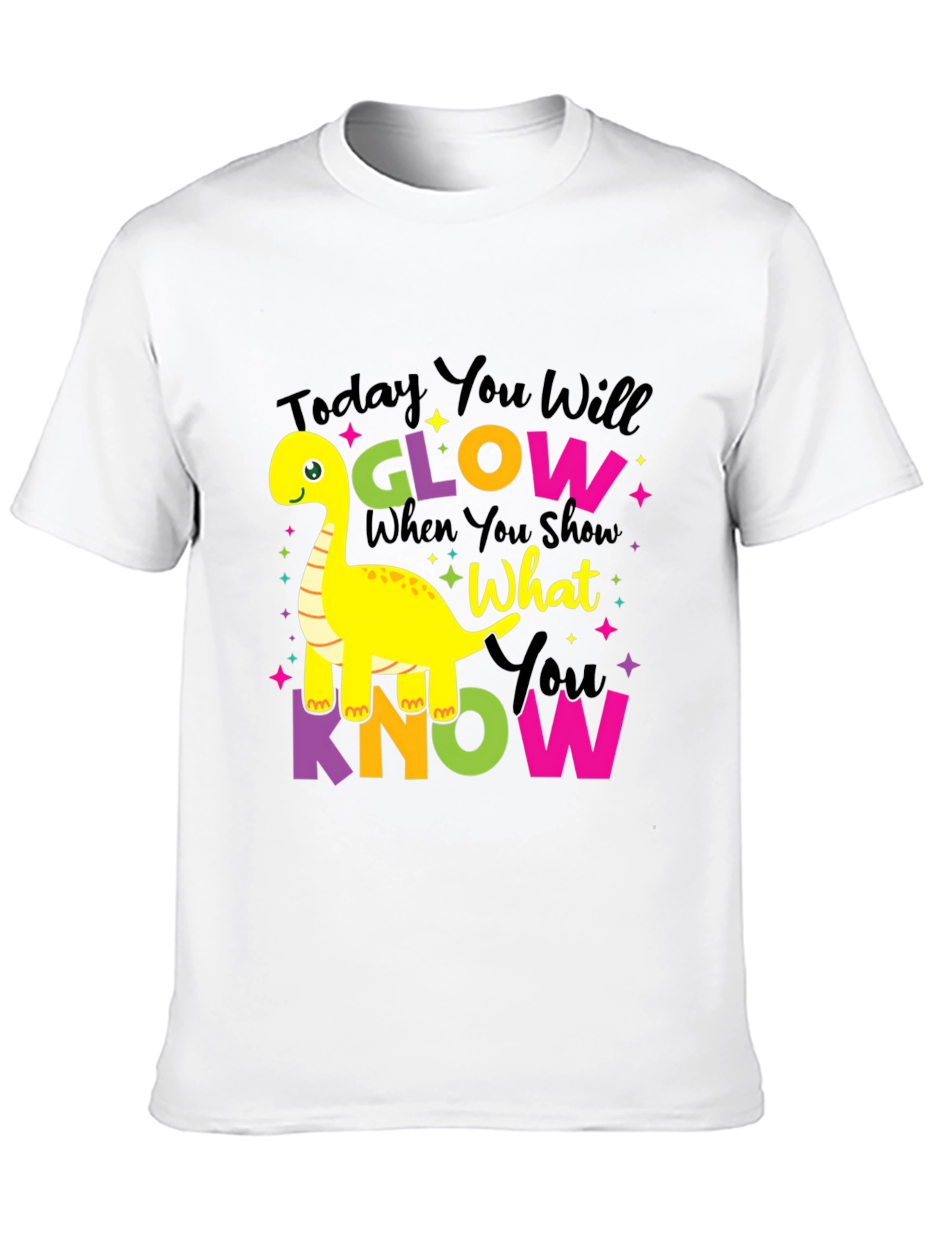 Black Glow What You Know Dino T-Shirt view 10