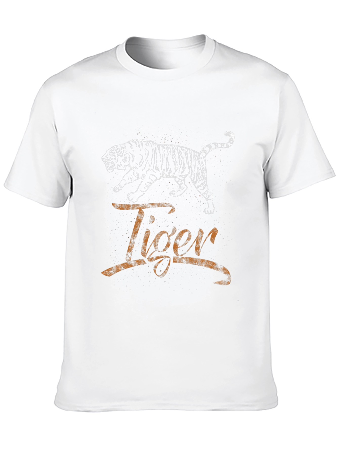 Black Tiger Graphic T-Shirt - Men's Black Tee view 10