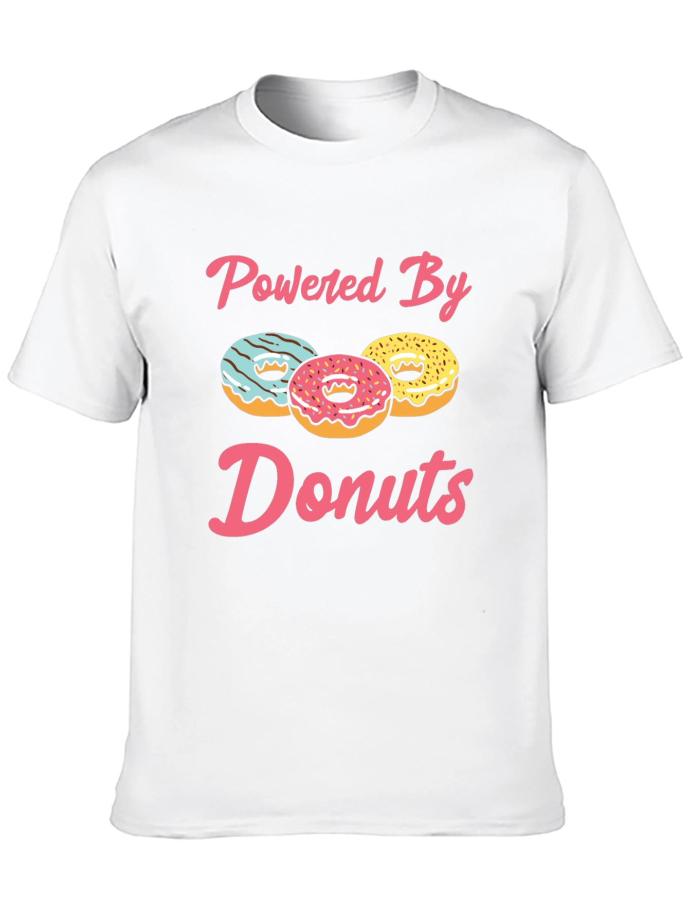 Black Powered By Donuts Graphic Tee view 10