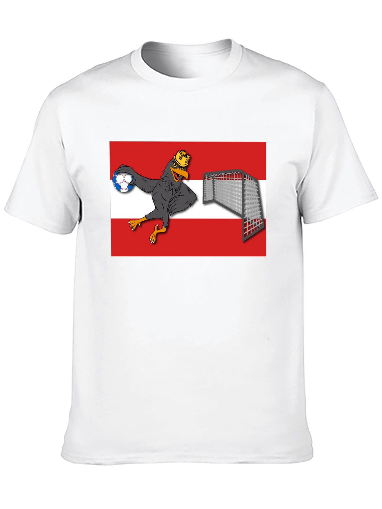 Black Austria Handball T-Shirt Funny Austrian Bird view 10