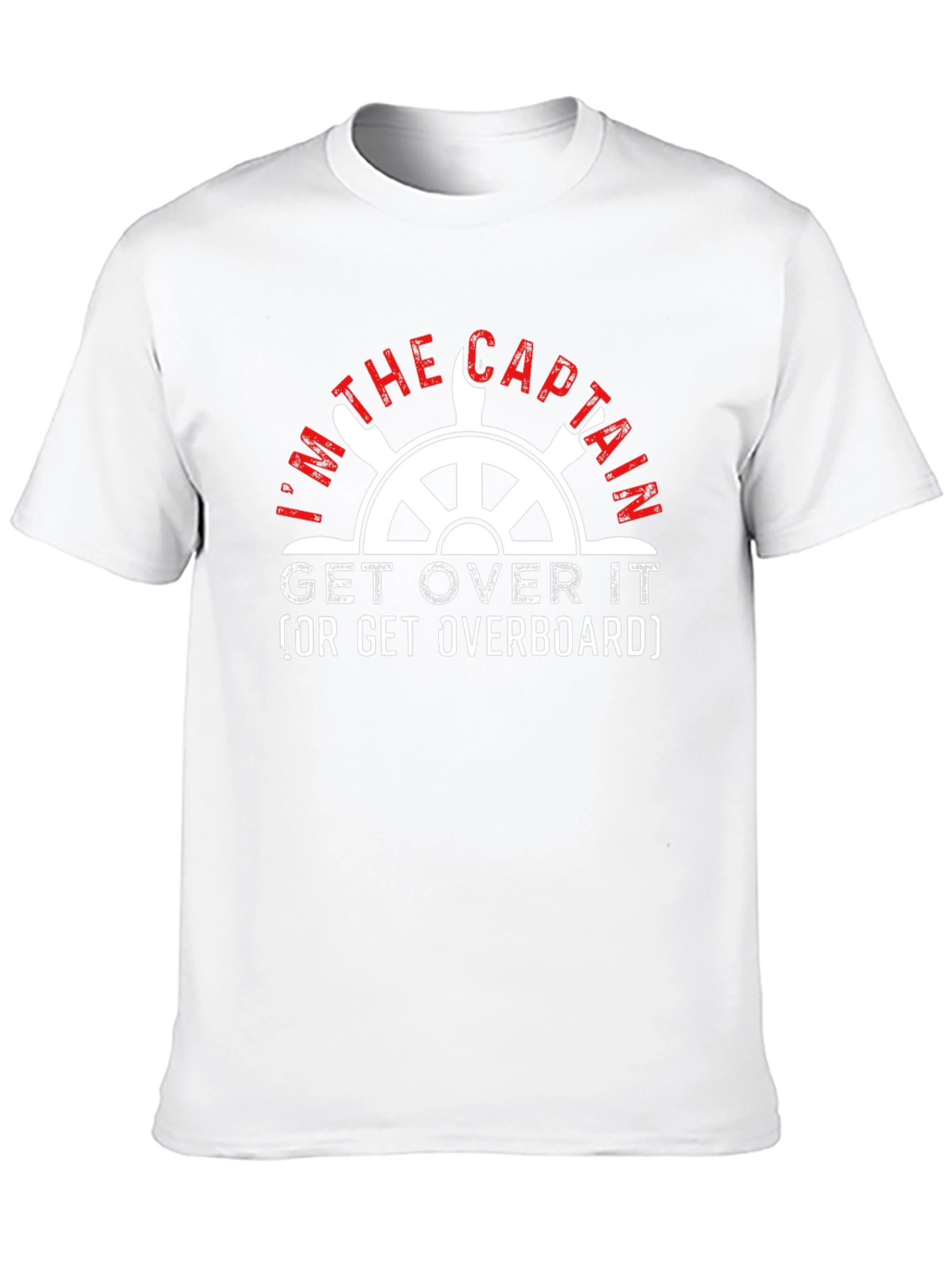 Black I'm The Captain T-Shirt - Funny Boating Tee view 10