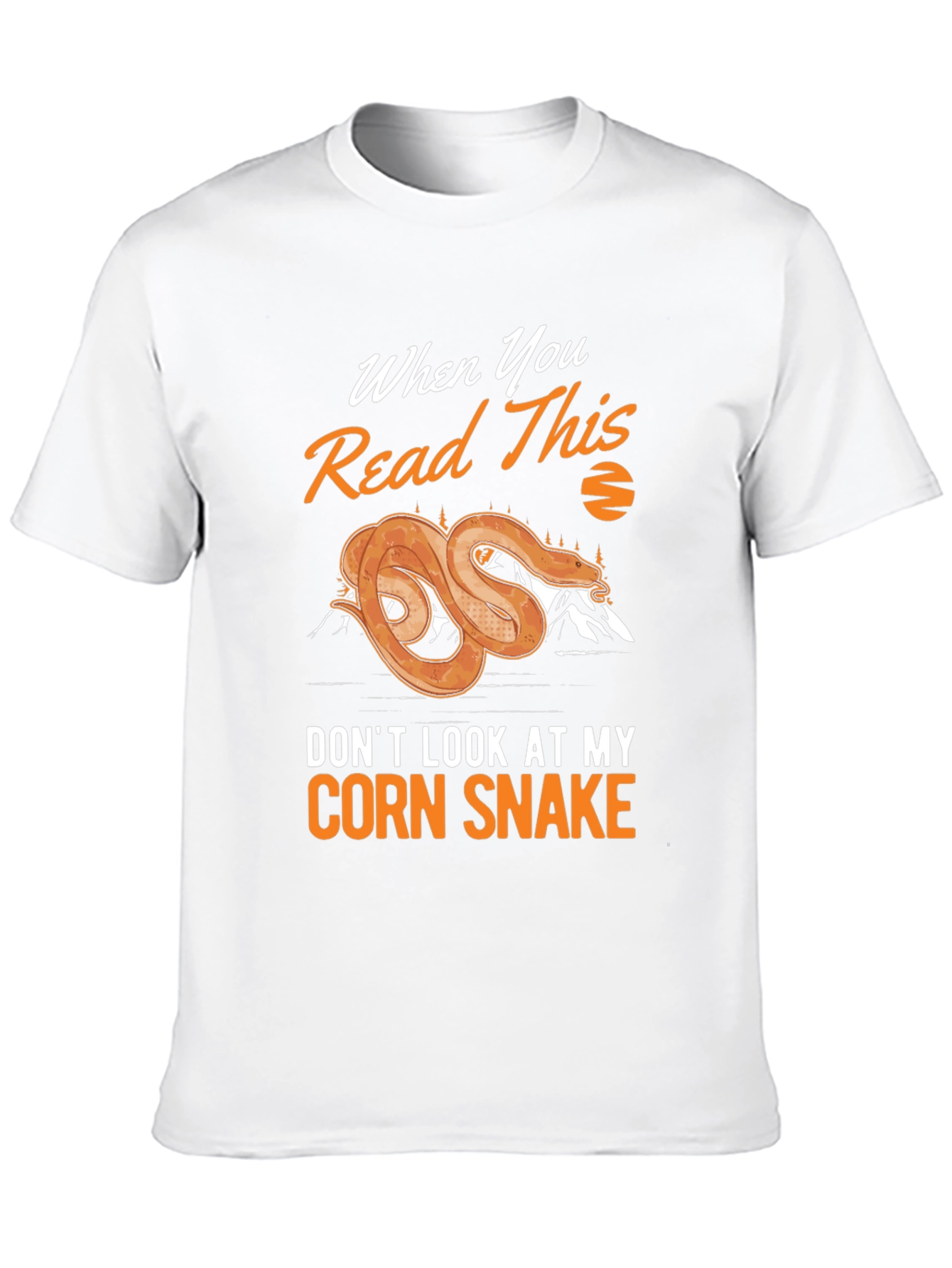 Black Corn Snake Novelty Graphic Tee view 10