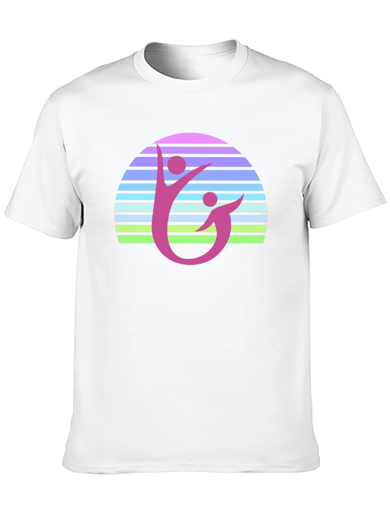 Black Retro Sunset Duo Graphic Tee view 10