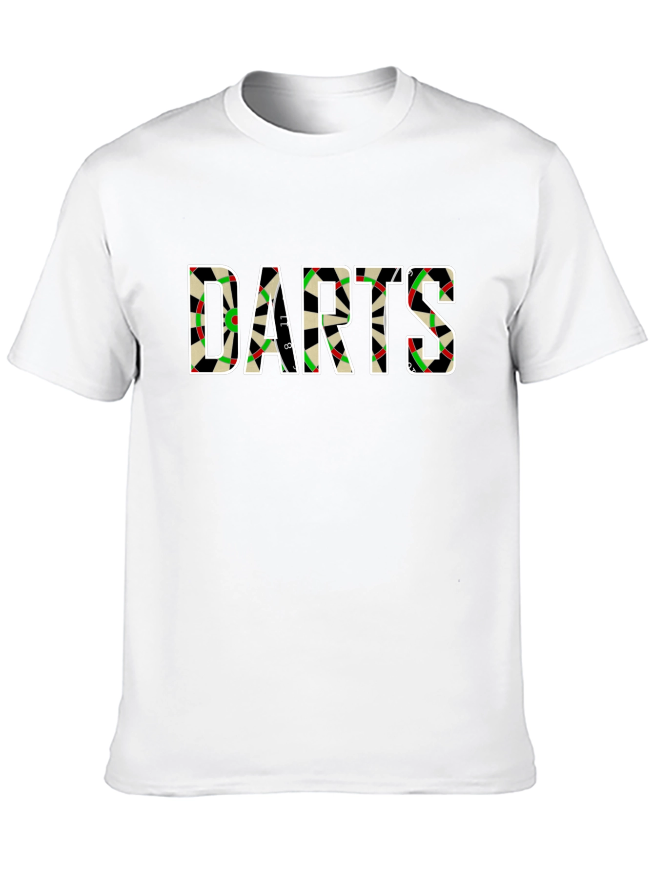 Black Darts Board Graphic Tee - Stylish Darts Lover Shirt view 10