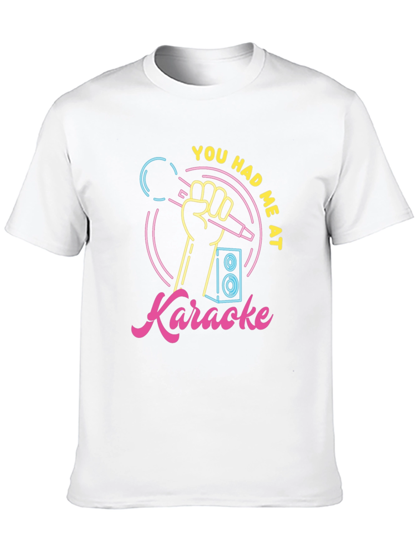 Black You Had Me At Karaoke - Graphic T-Shirt view 10