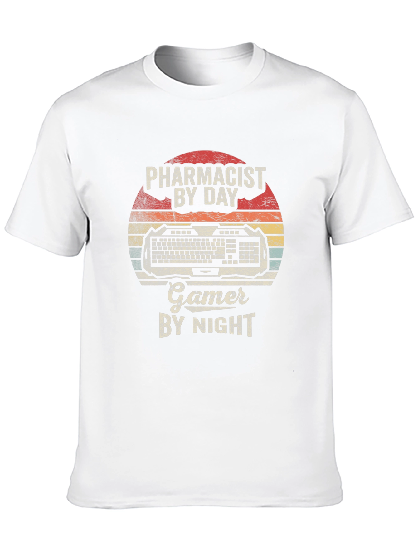 Black Pharmacist by Day Gamer by Night Black T-Shirt view 10