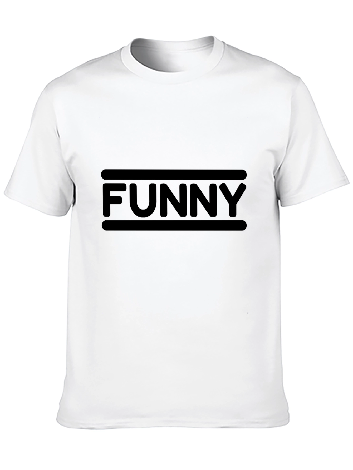 Black Funny Graphic Black T-Shirt view 10