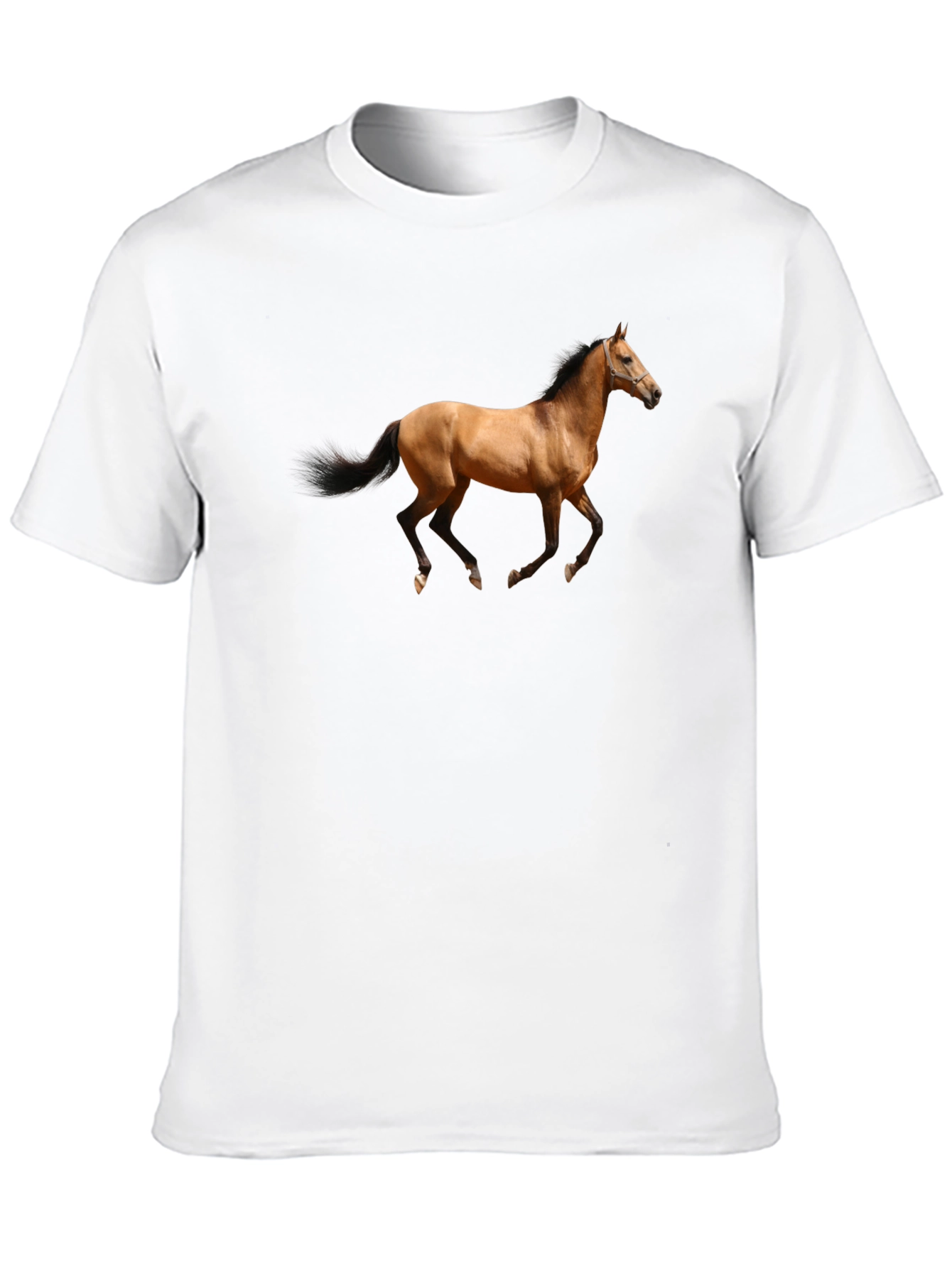 Black Horse Graphic Black T-Shirt view 10
