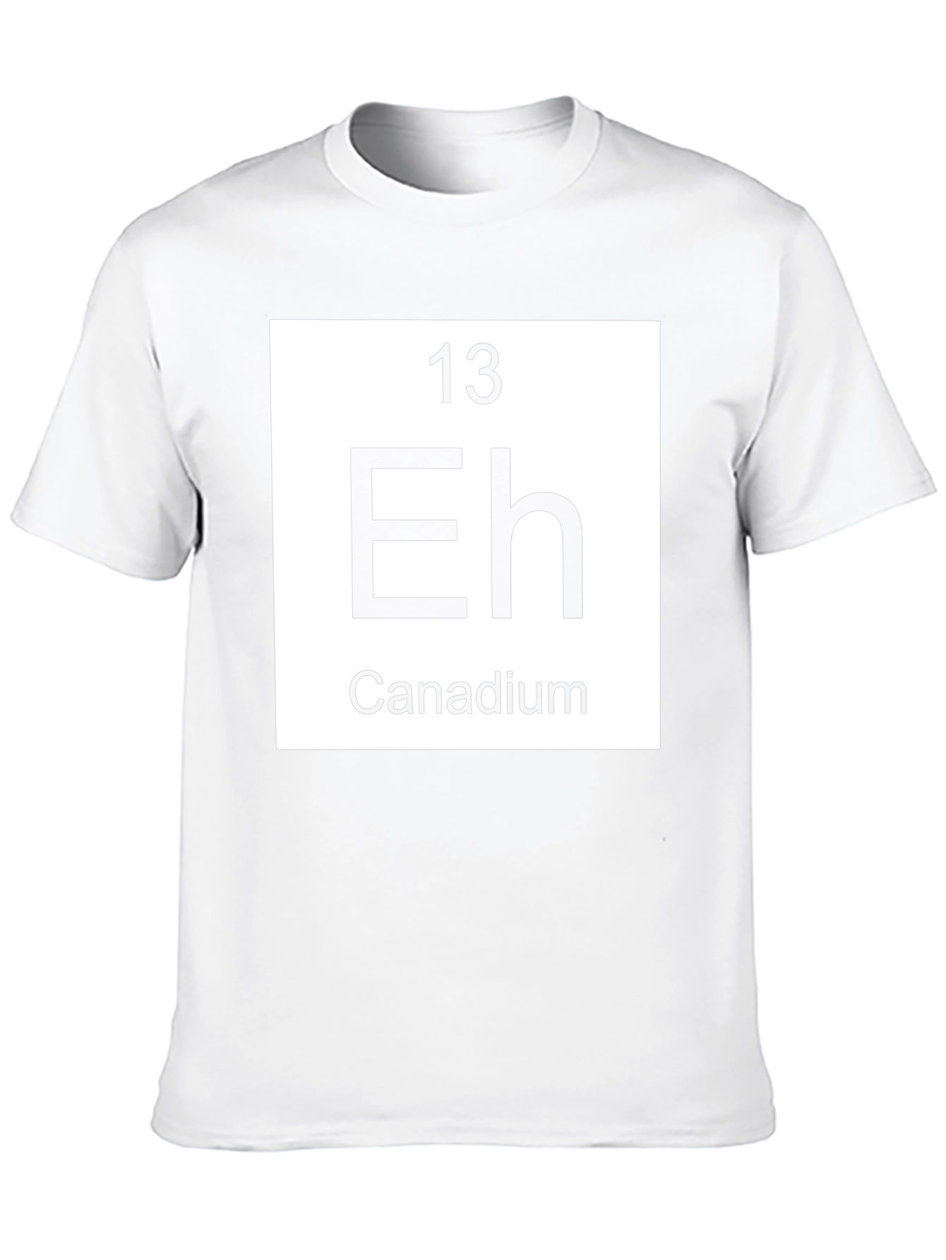 Black Canadium Eh Funny Chemistry T-Shirt view 10