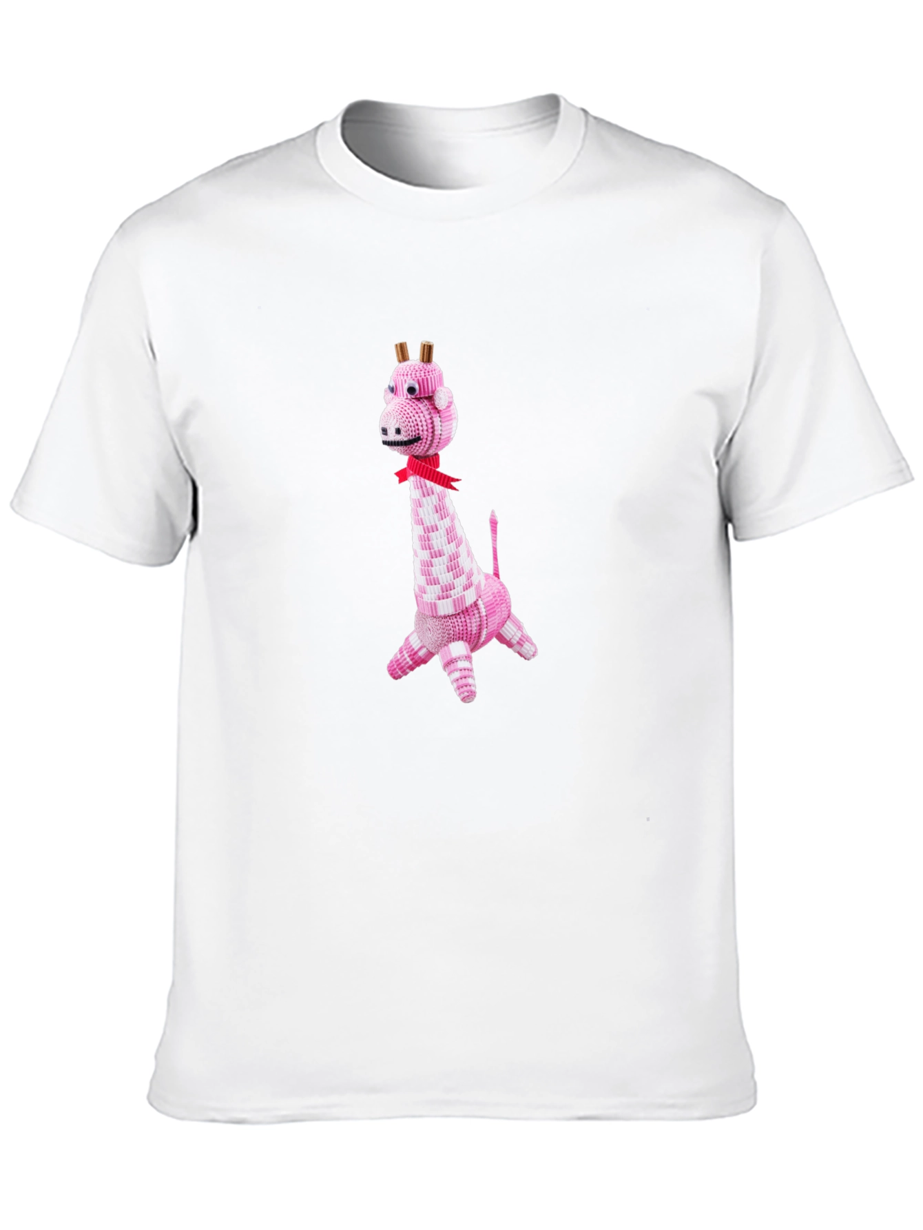 Black Giraffe Graphic Tee - Unique Animal Design T-Shirt view 10