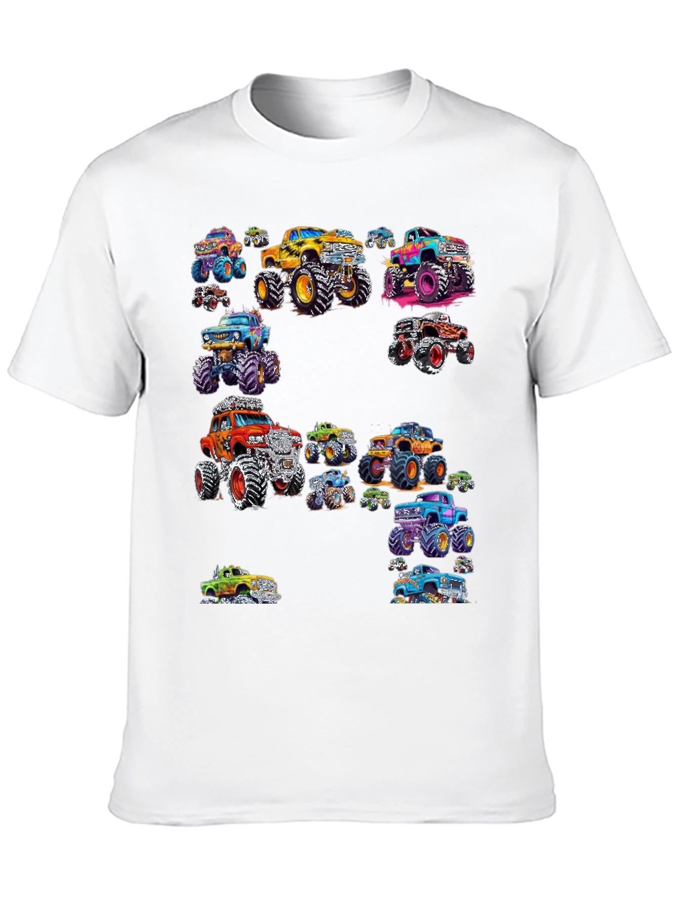 Black Monster Truck Rally Graphic T-Shirt view 10