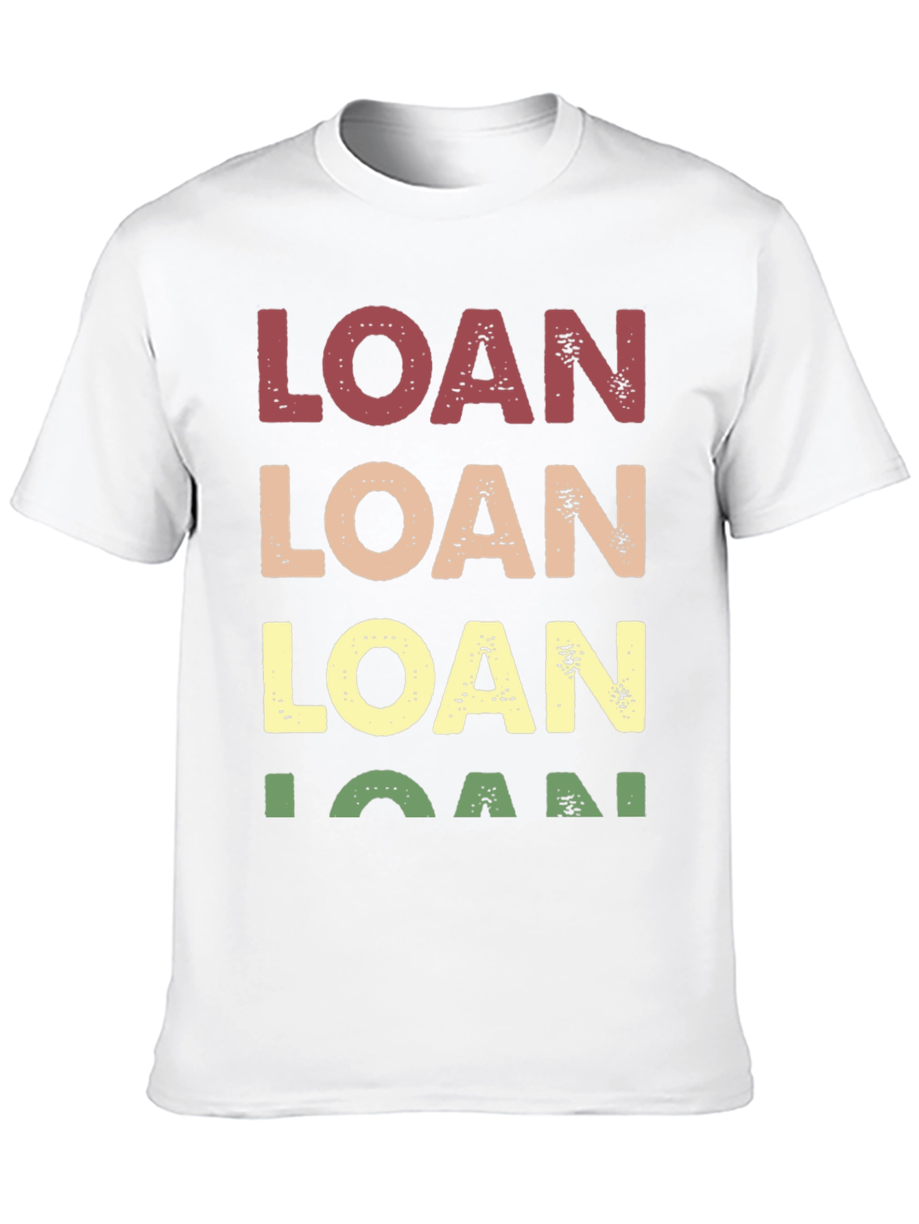 Black Retro Loan T-Shirt, Funny Finance Tee view 10