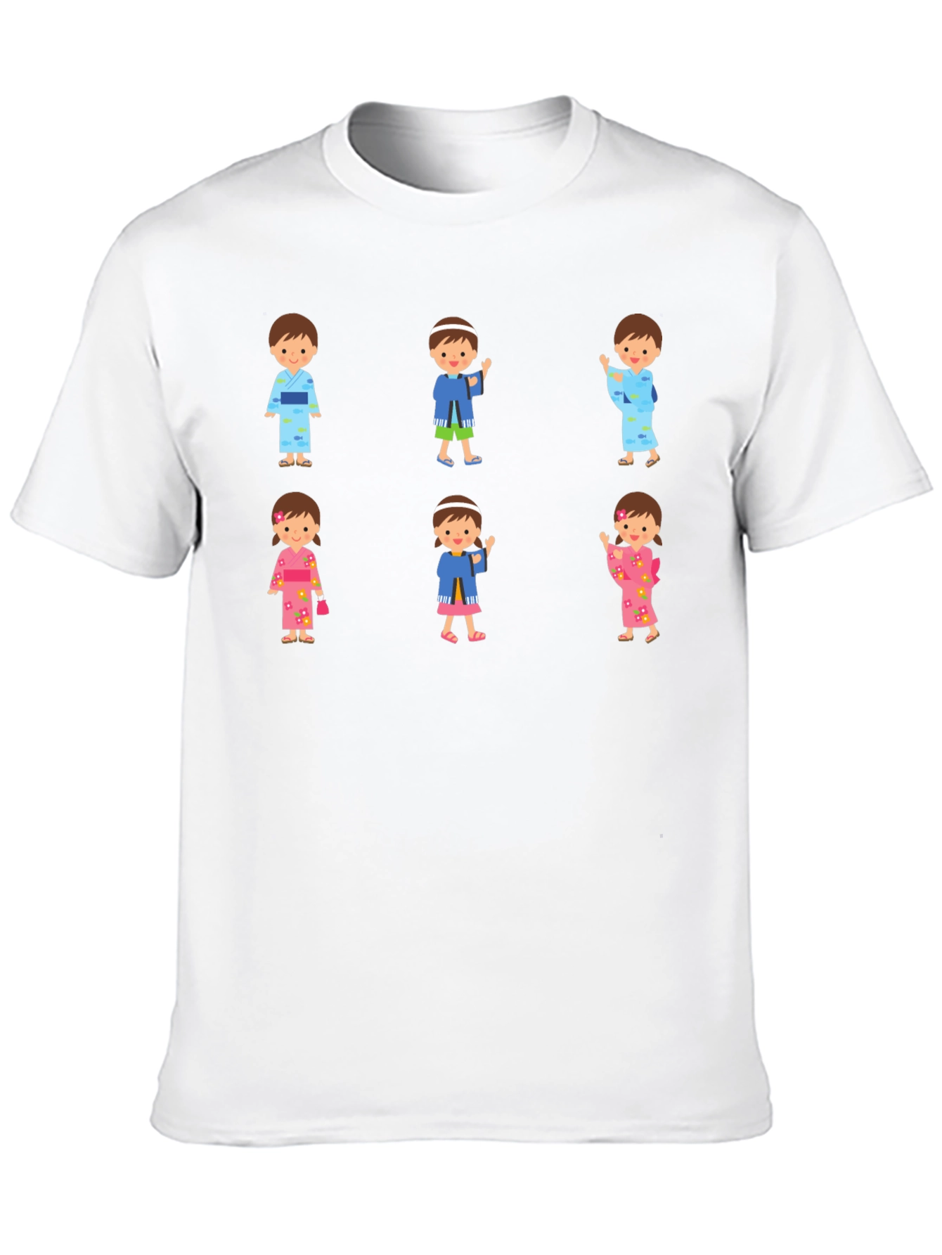 Black Kimono Kids Black T-Shirt view 10