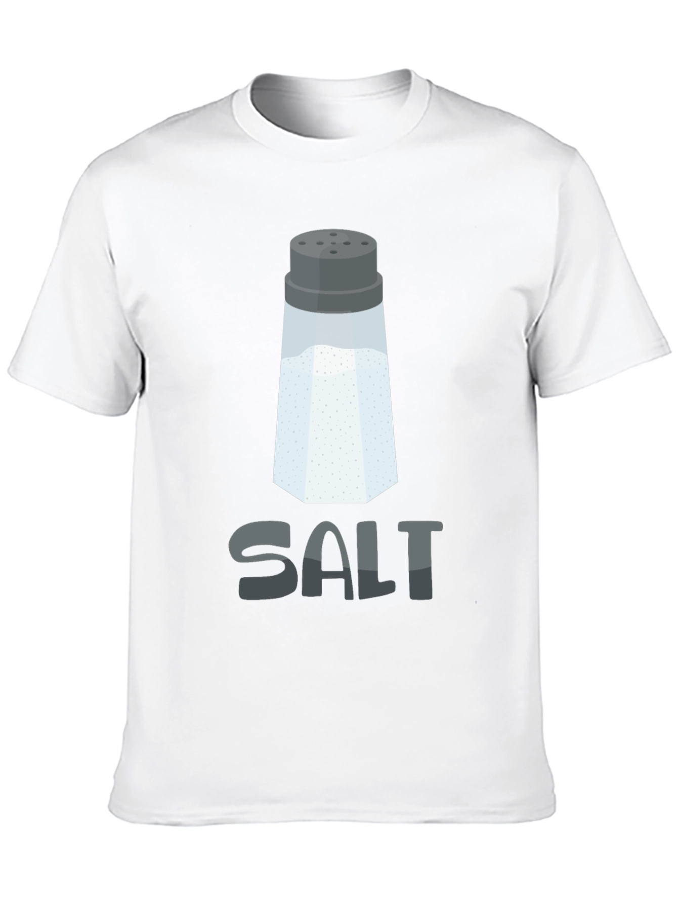 Black Salt Graphic Tee - Funny Pun T-Shirt view 10