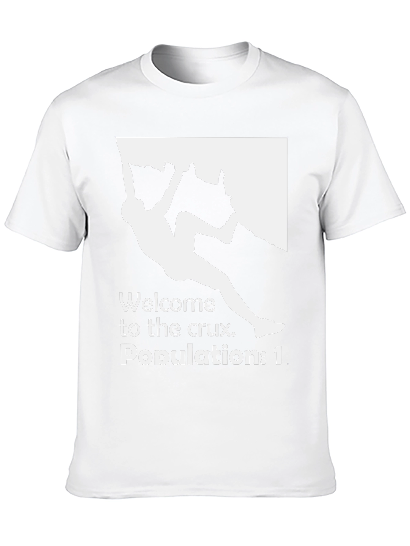 Black Welcome to the Crux Climbing T-Shirt view 10