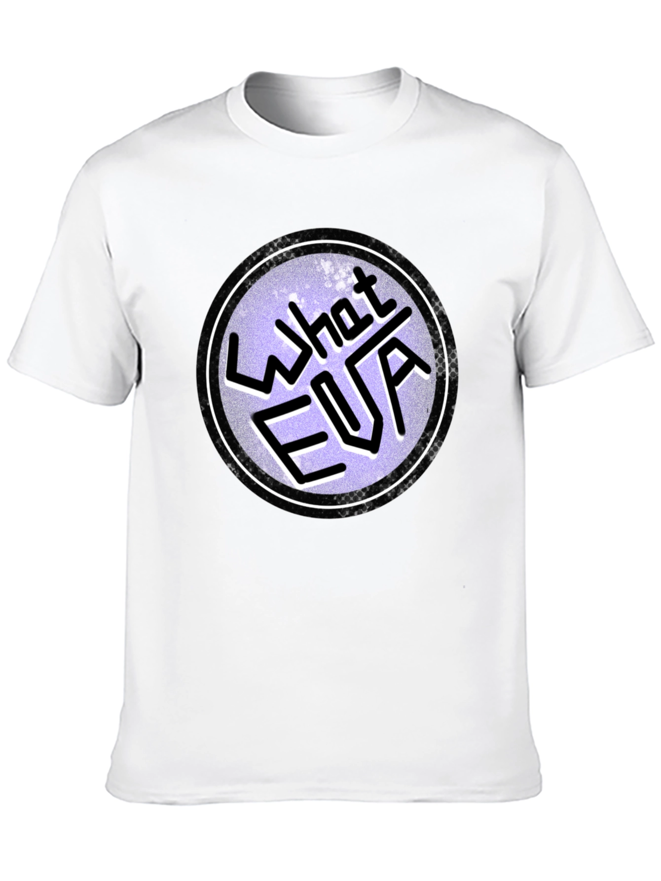 Black What FUA Funny Graphic Men's Black T-Shirt view 10