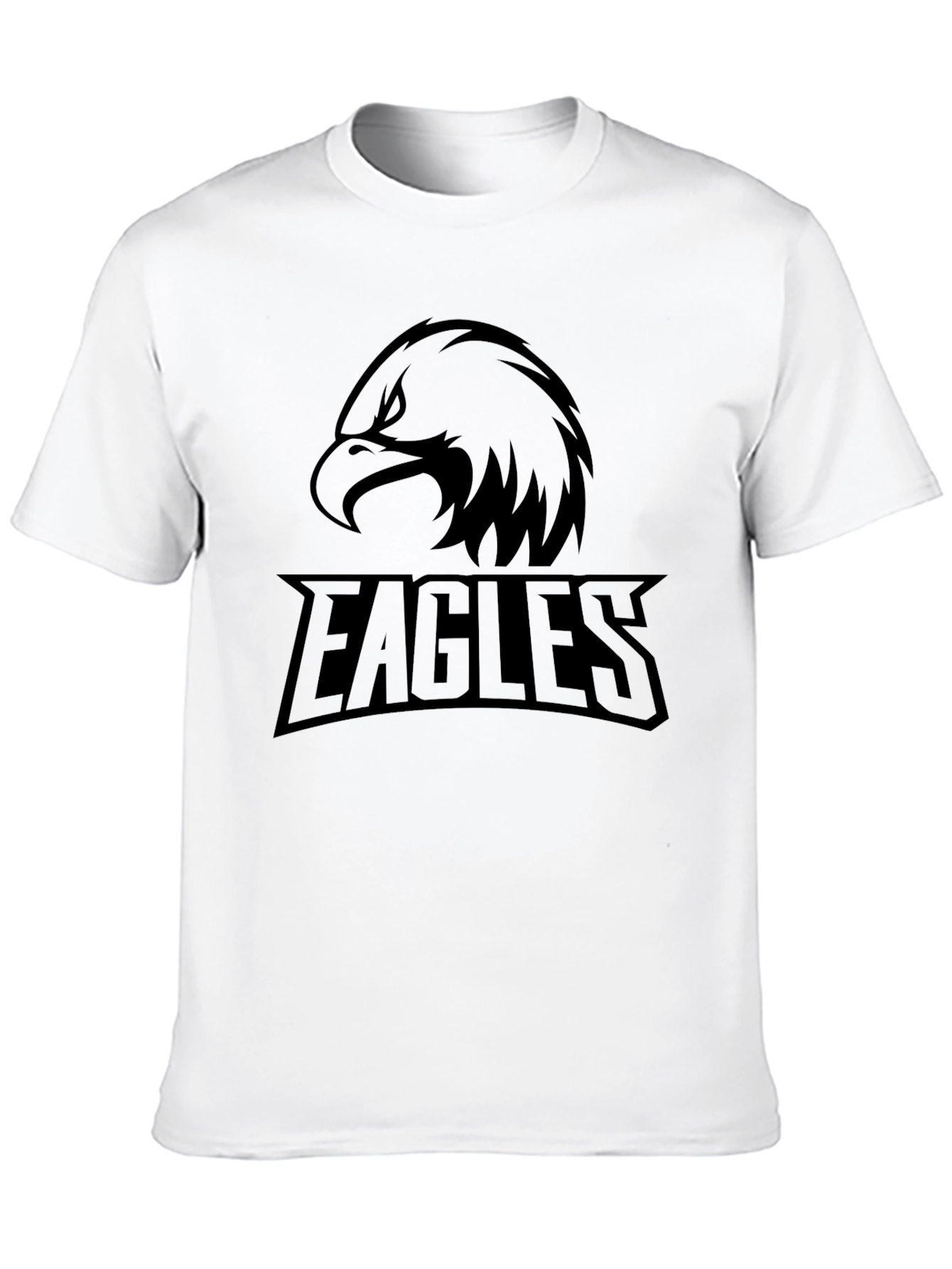 Black Men's Black Eagles Graphic T-Shirt view 10