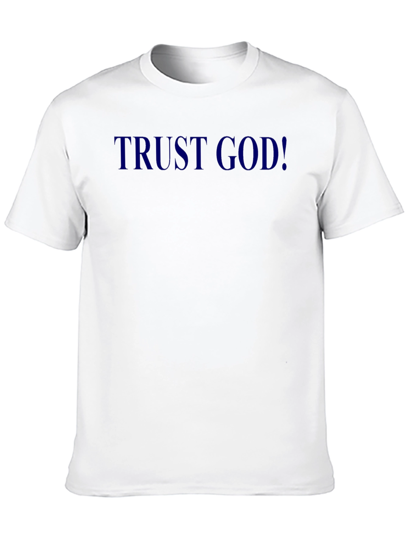 Black Trust God! Black Crewneck T-Shirt view 10