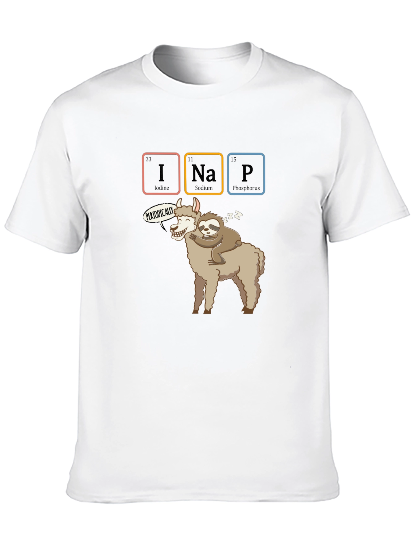 Black Periodic Napping T-Shirt view 10