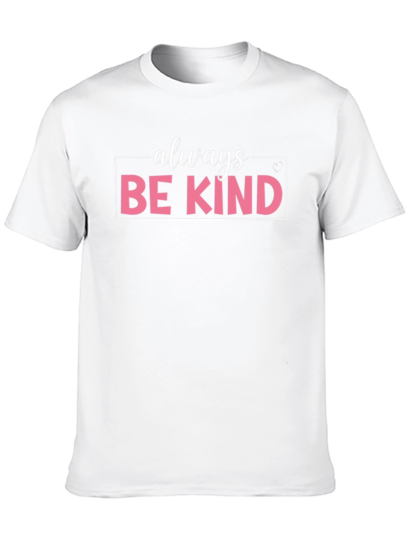 Black Always Be Kind Graphic Tee - Black Unisex T-Shirt view 10