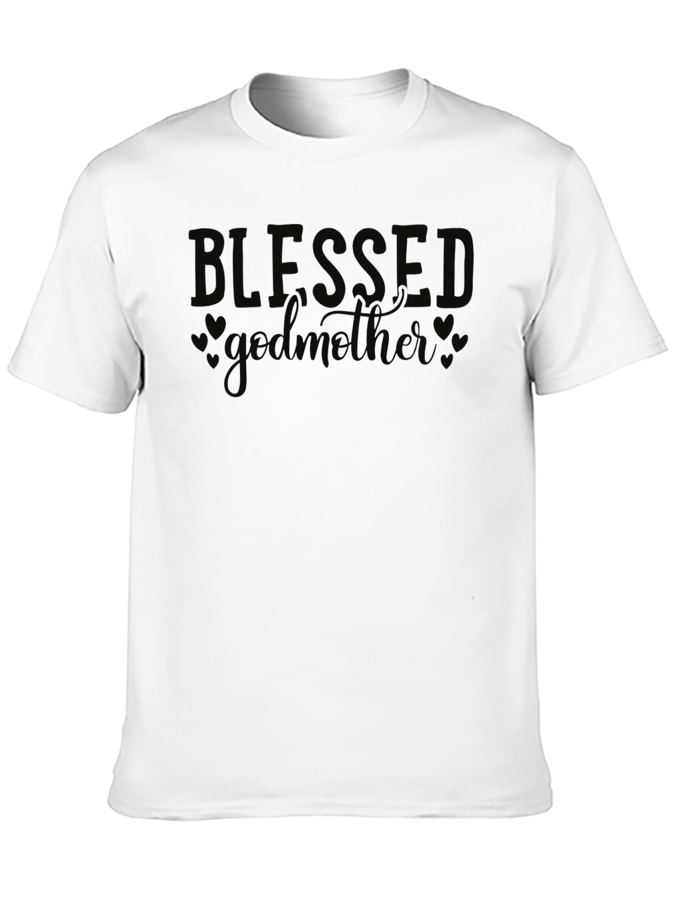 Black Blessed Godmother Graphic Tee view 10